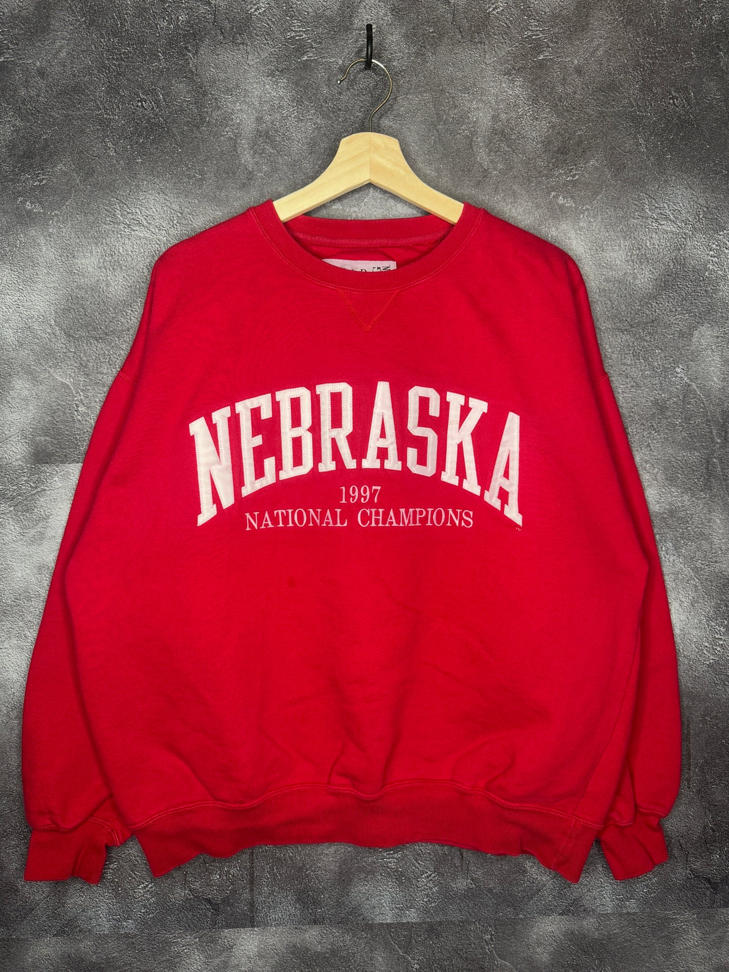 1997 Nebraska University Cornhuskers Football National Champions Sweatshirt L