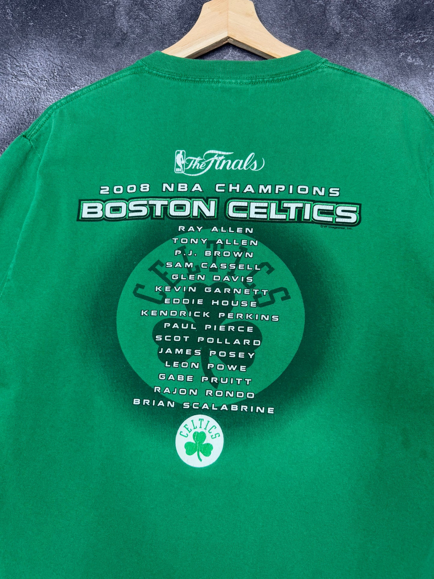 2008 Boston Celtics NBA Finals Champions Ring Tee M