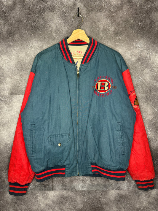 90s Looney Tunes Reversible BurBank Blitzers Warner Bros Football Jacket L