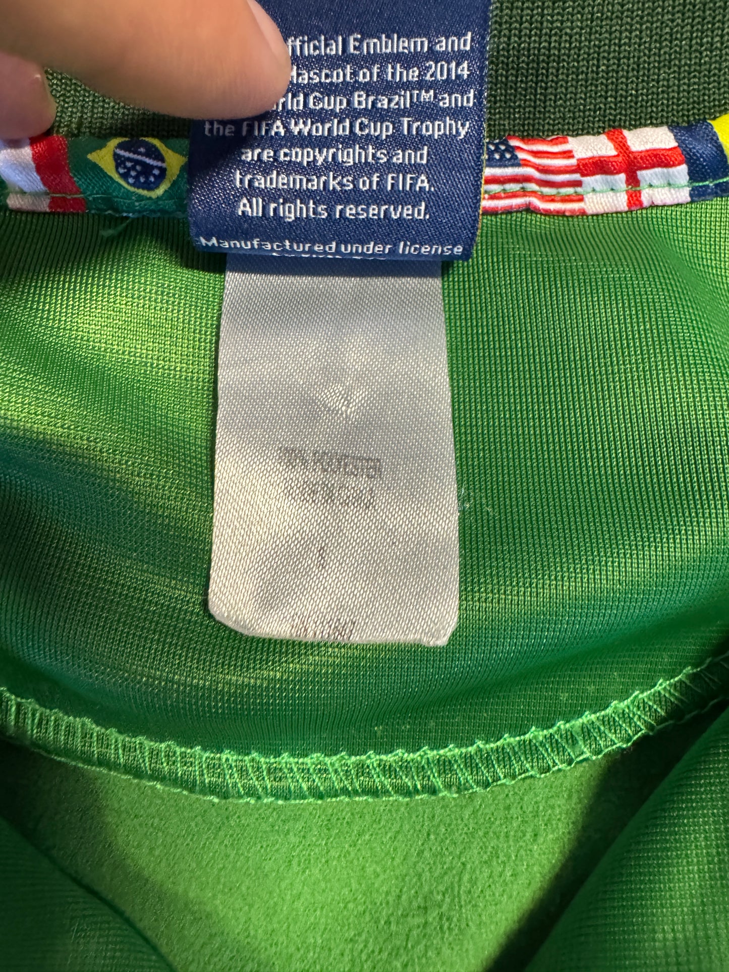 2014 Brazil World Cup Mexico Azteca Zip up Jacket S