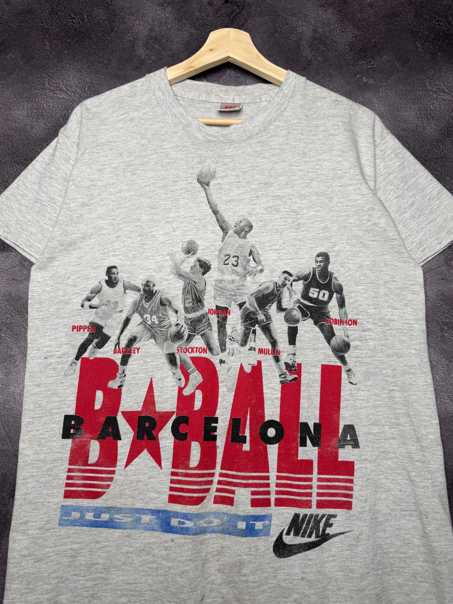 1992 Nike Barcelona Dream Team Just Do It Tee M
