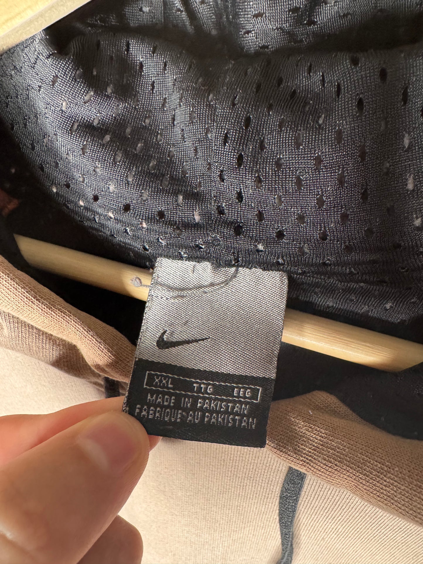 Y2K Nike Brown/Orange Hoodie 2XL