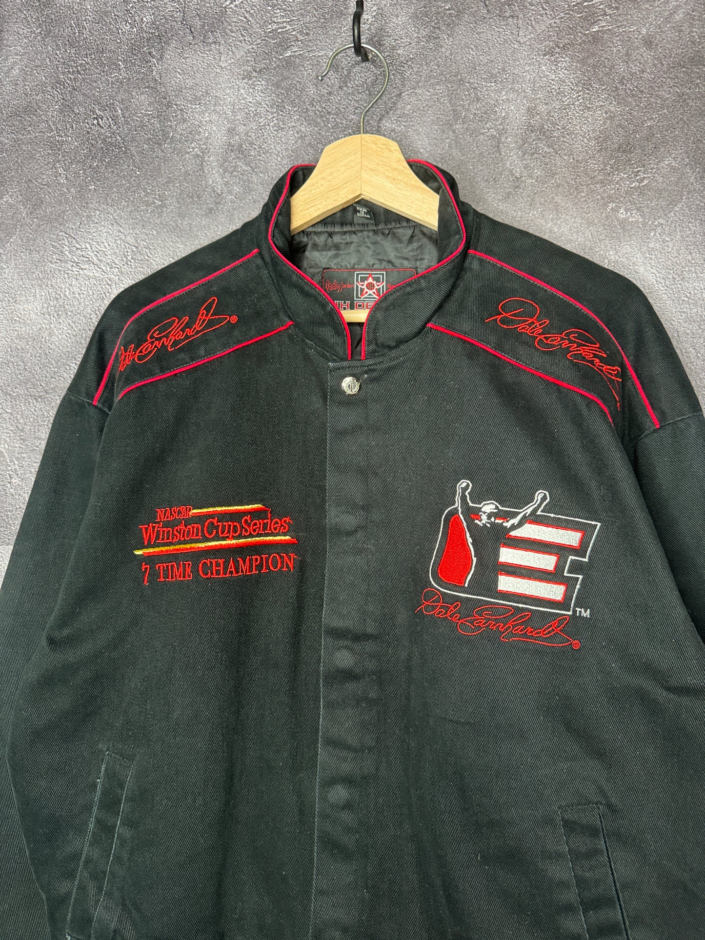 90s Dale Earnhardt 7 Time Winston Cup Series NASCAR Jacket M