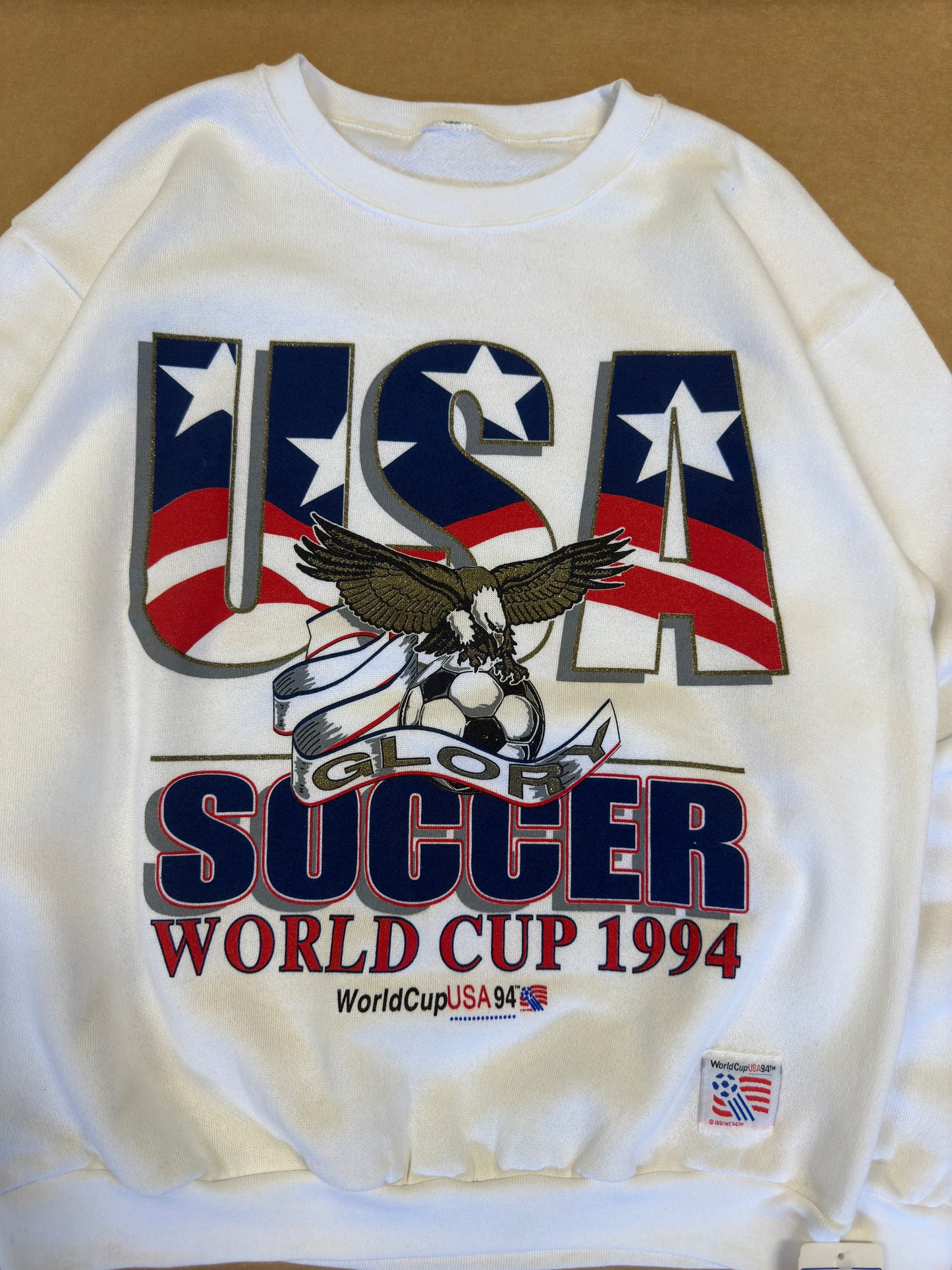 1994 USA World Cup Soccer Sweatshirt L