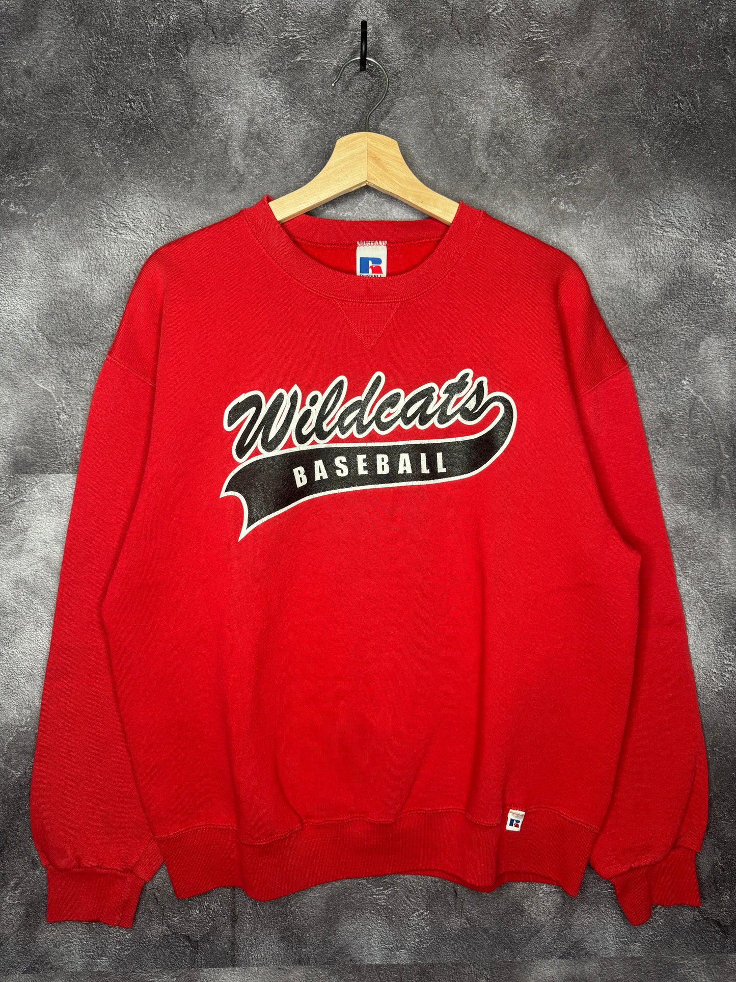 90s University of Arizona Wildcats Baseball Russell Athletic Sweatshirt L