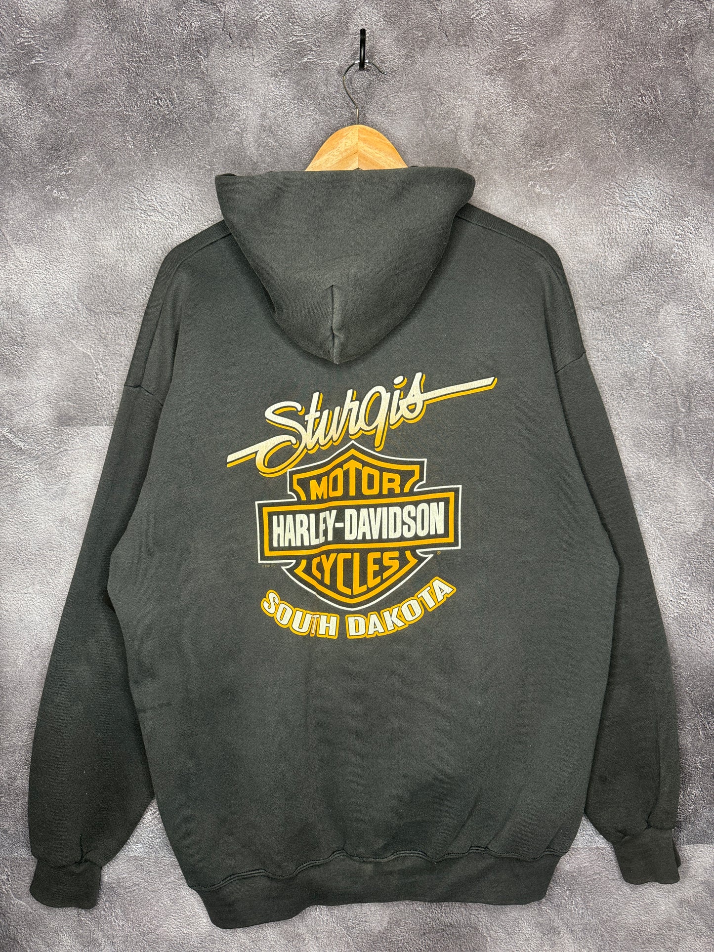 2000 Harley Davidson Black Hills Rally Sturgis Zip Up Jacket XL