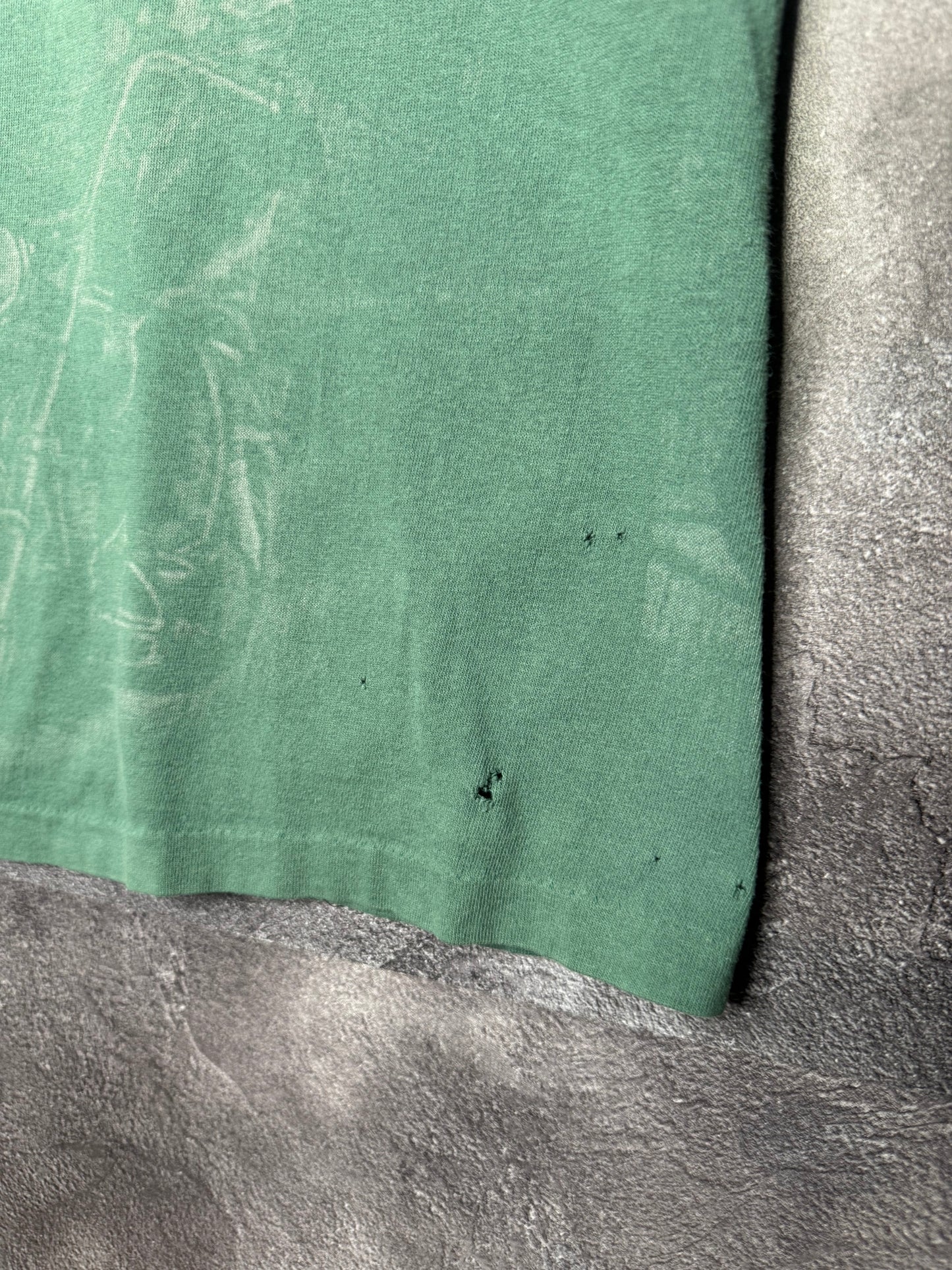 90’s American Biker Houston,Tx Eagle Motorcycle AOP Tee XL