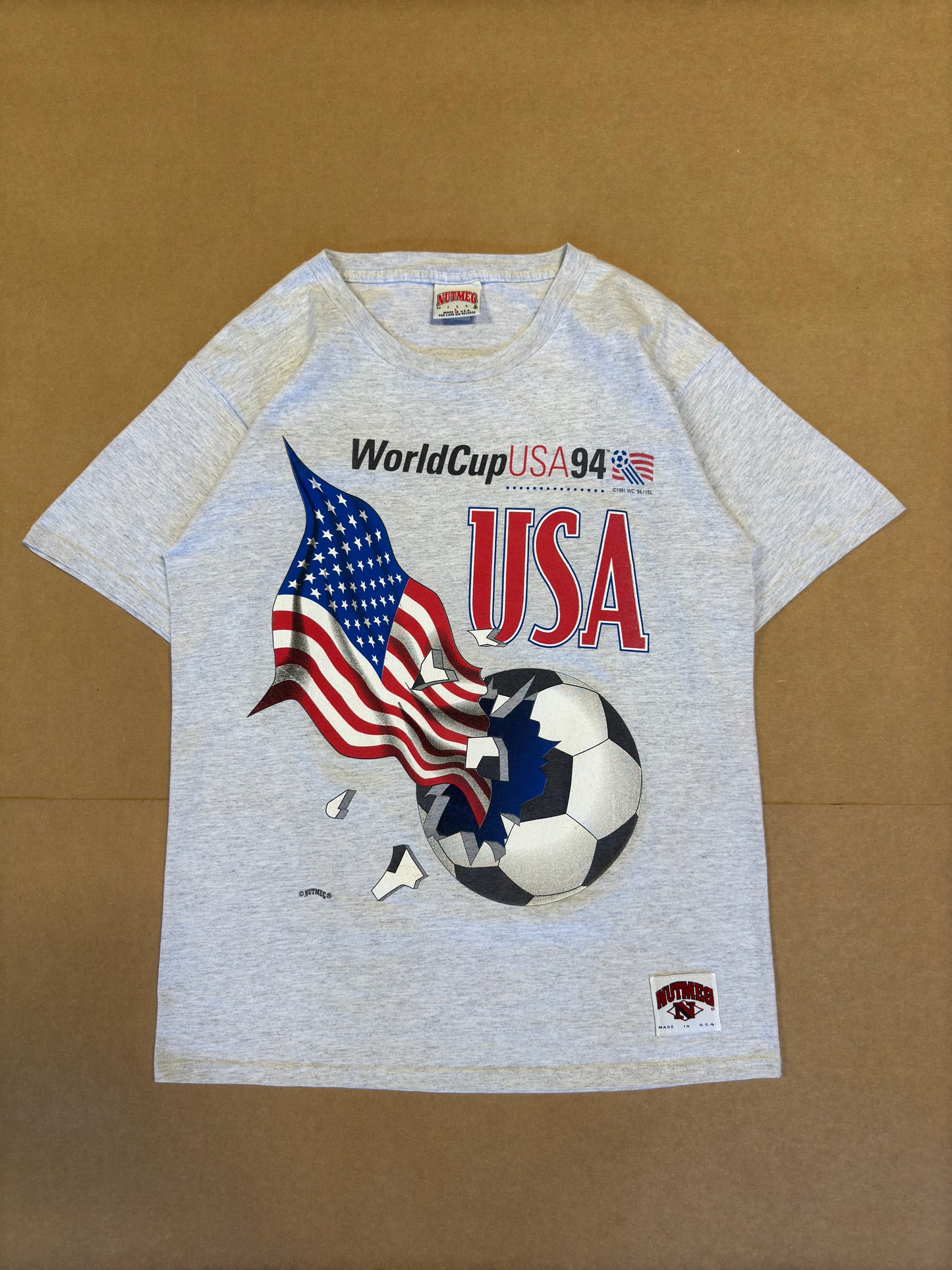 1994 USA World Cup Breakthrough Nutmeg Tee L