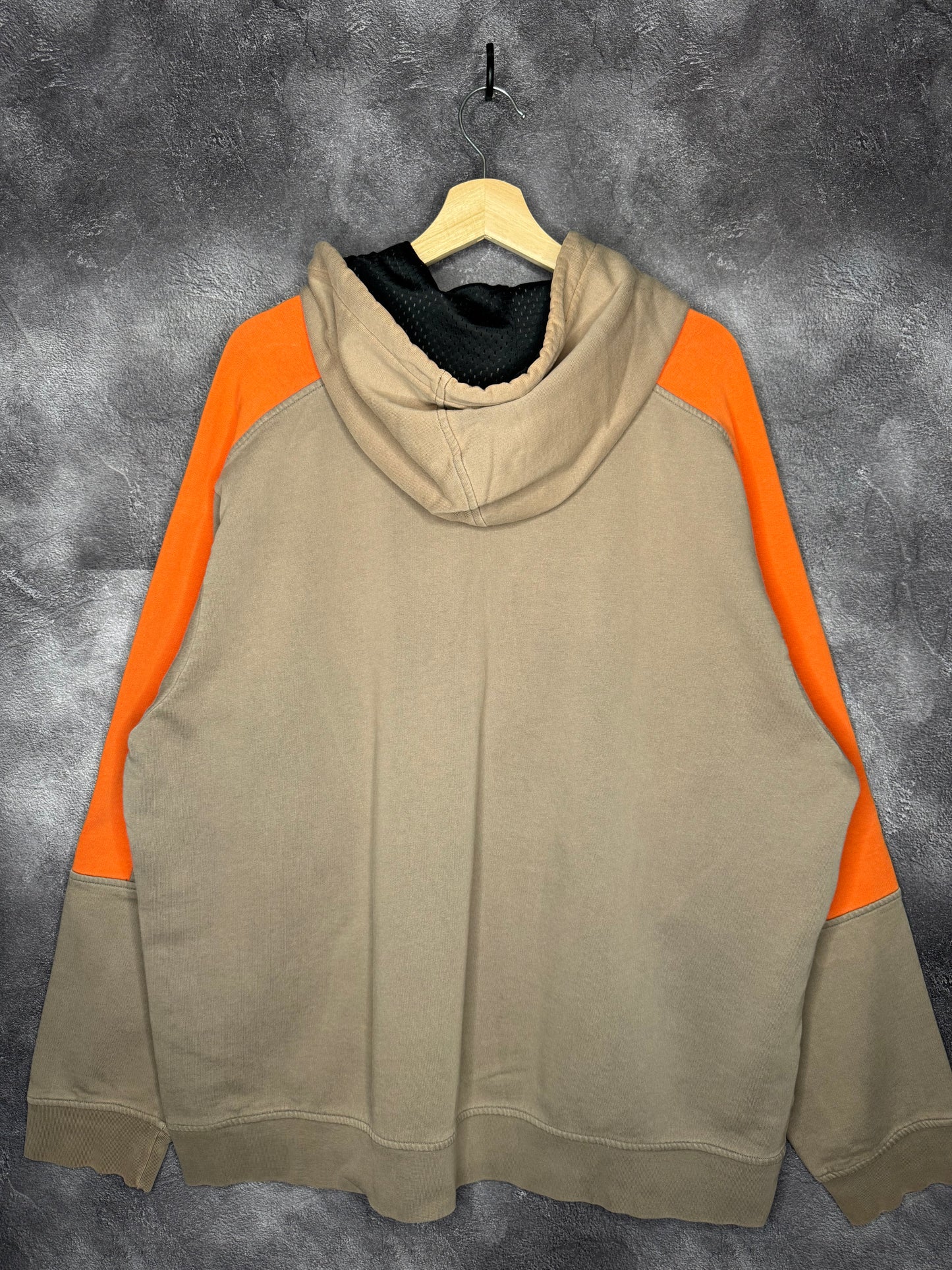 Y2K Nike Brown/Orange Hoodie 2XL