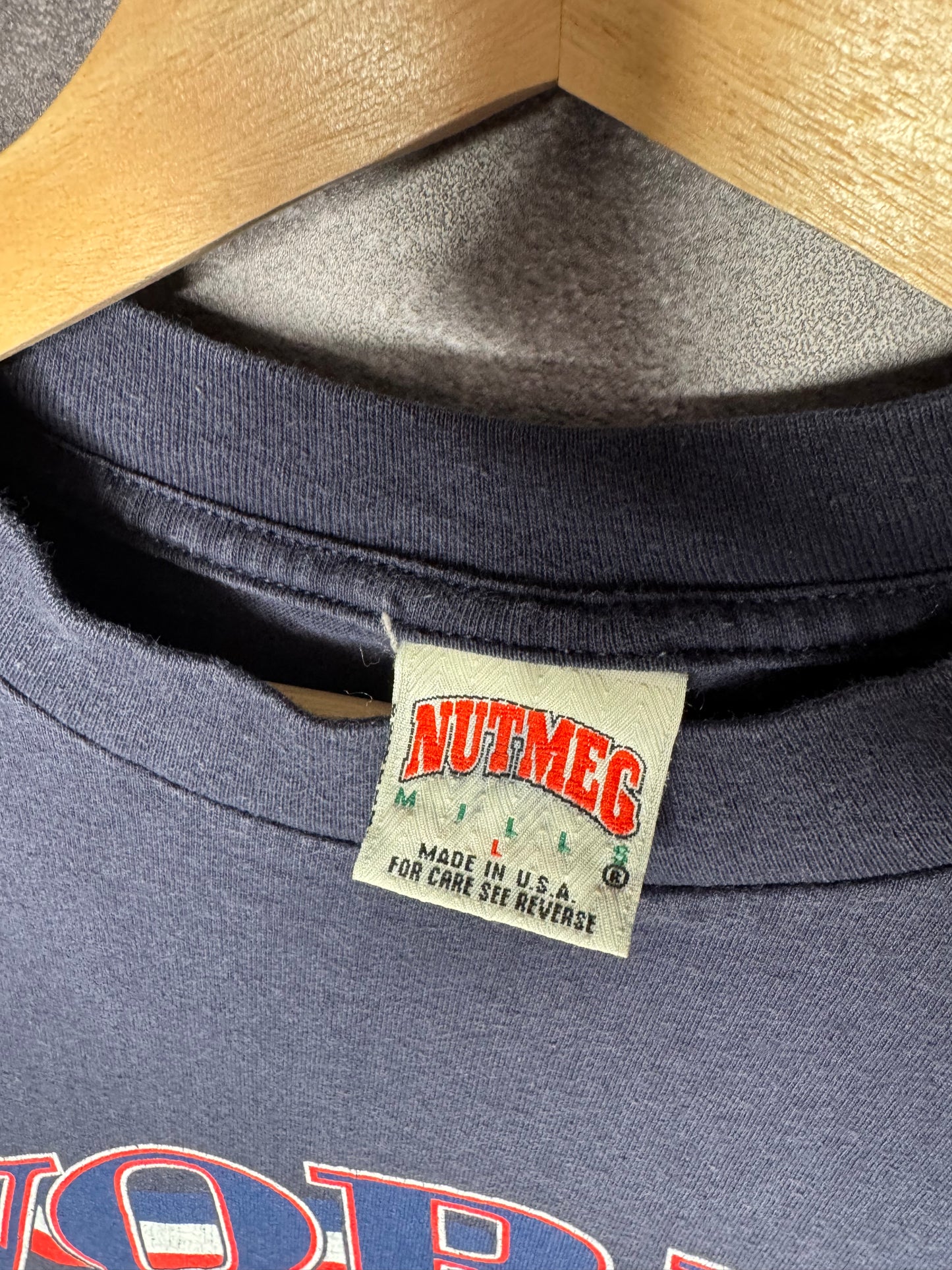 1992 USA Basketball World Champions Bird Magic Tee L