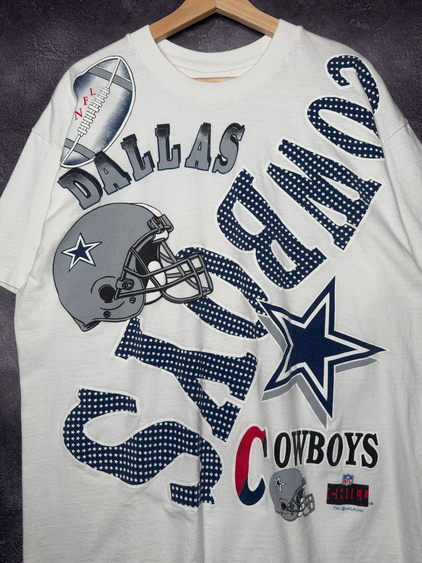 1996 Dallas Cowboys NFL Big Graphic Chill Tee XL