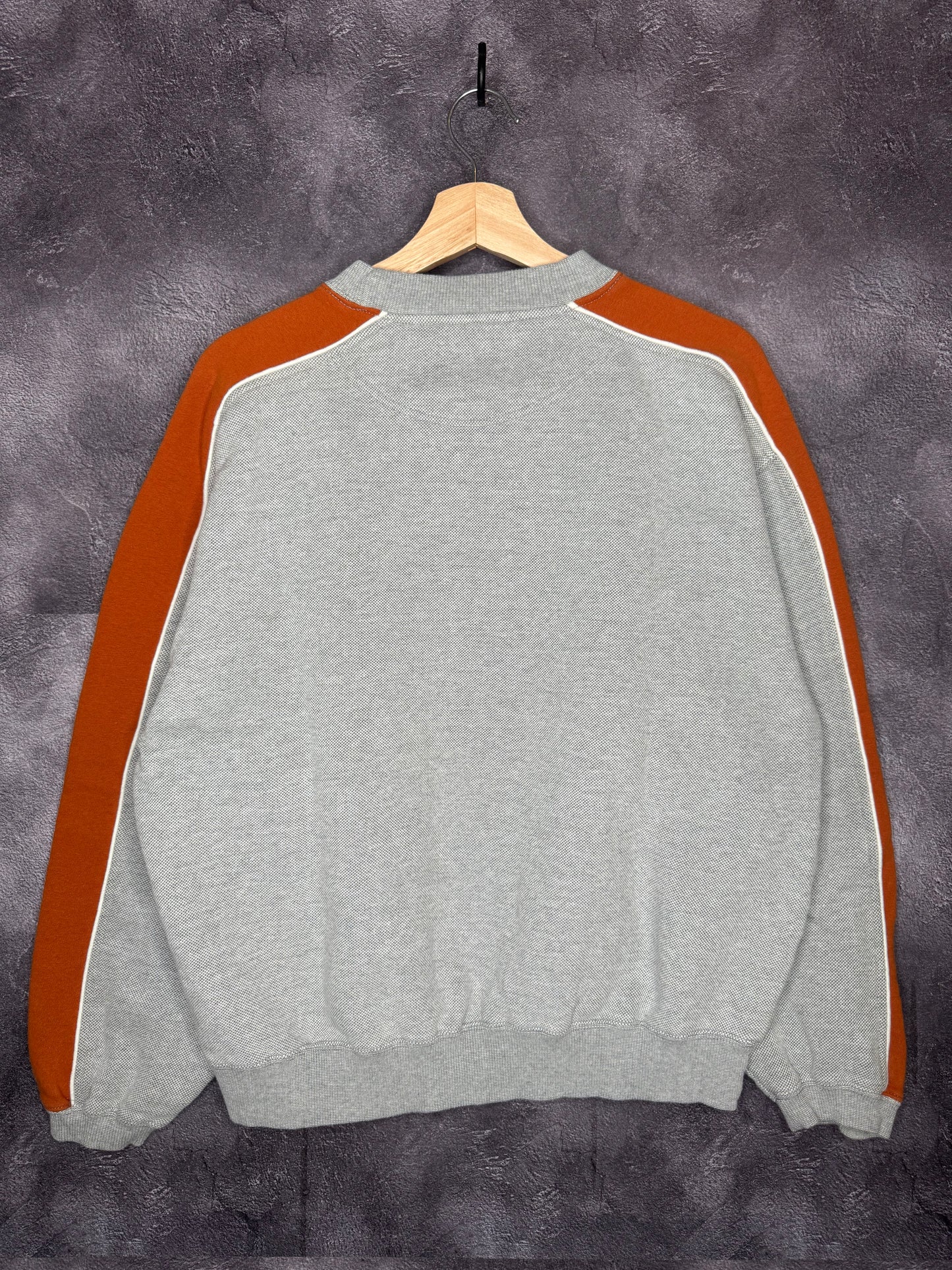 Y2K University of Texas Longhorns Sleeve Striped Sweatshirt M
