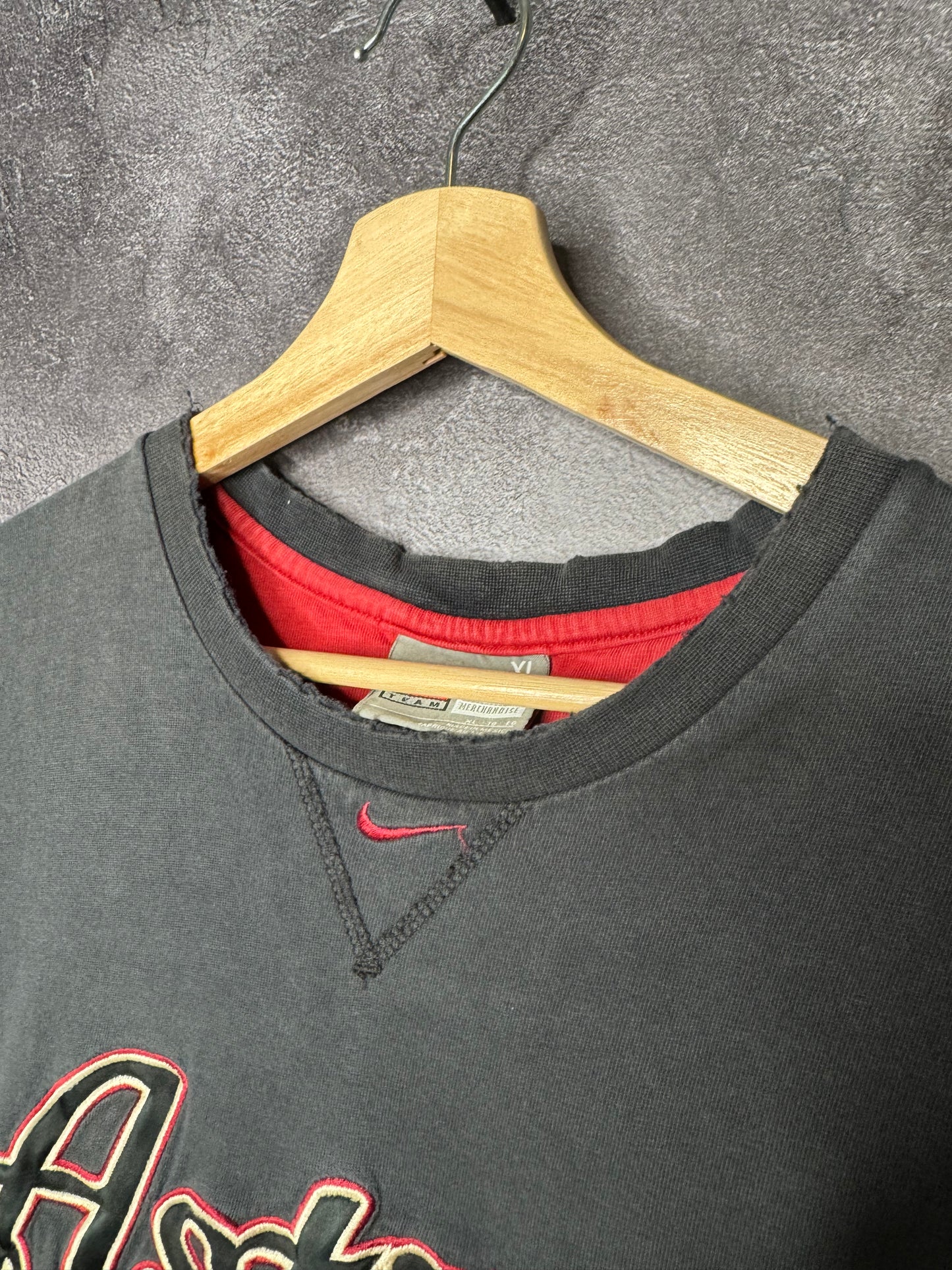 Y2K Houston Astros Nike Team Centerswoosh Tee L