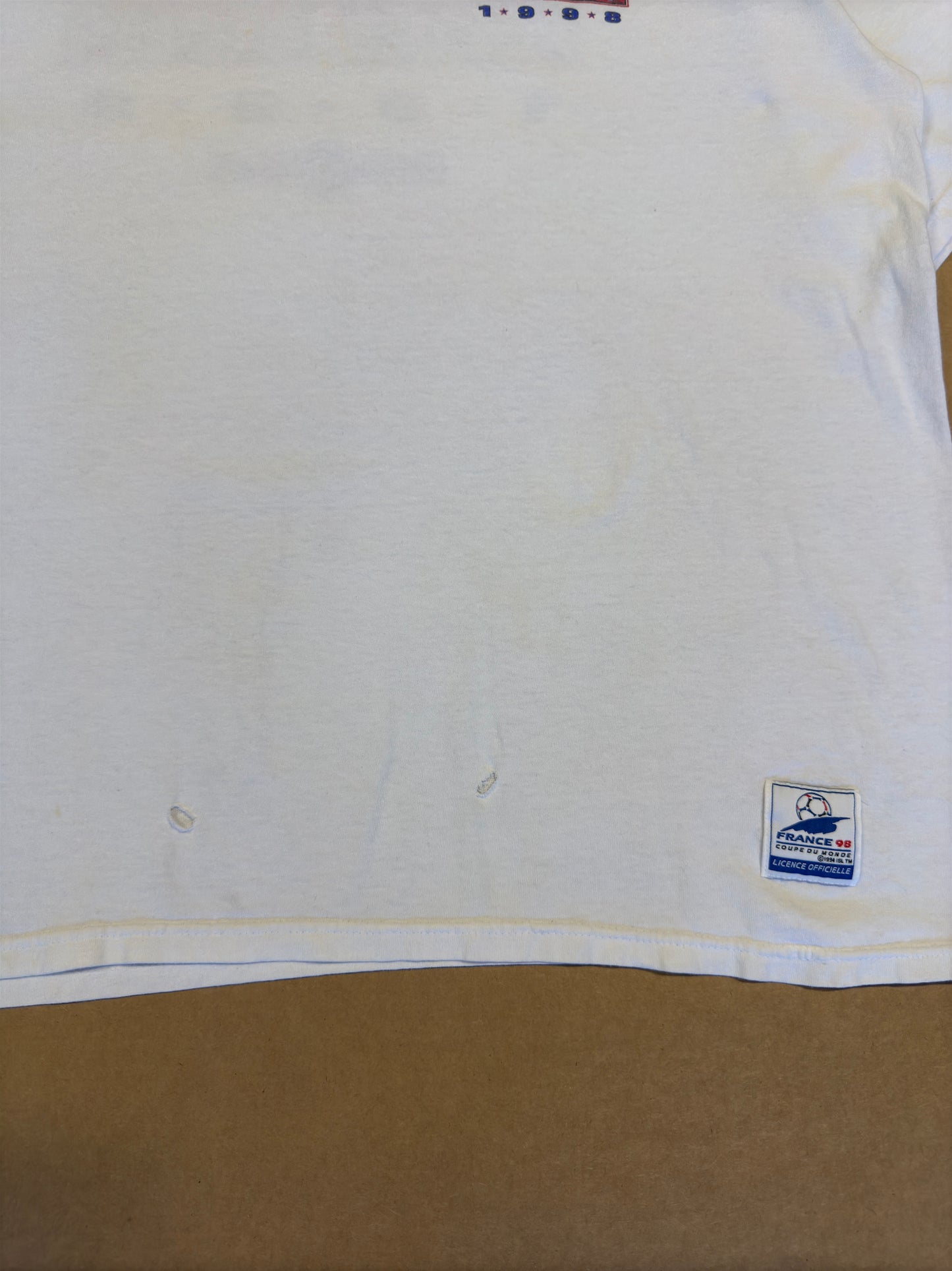 1998 France Adidas USA World Cup Tee 2XL