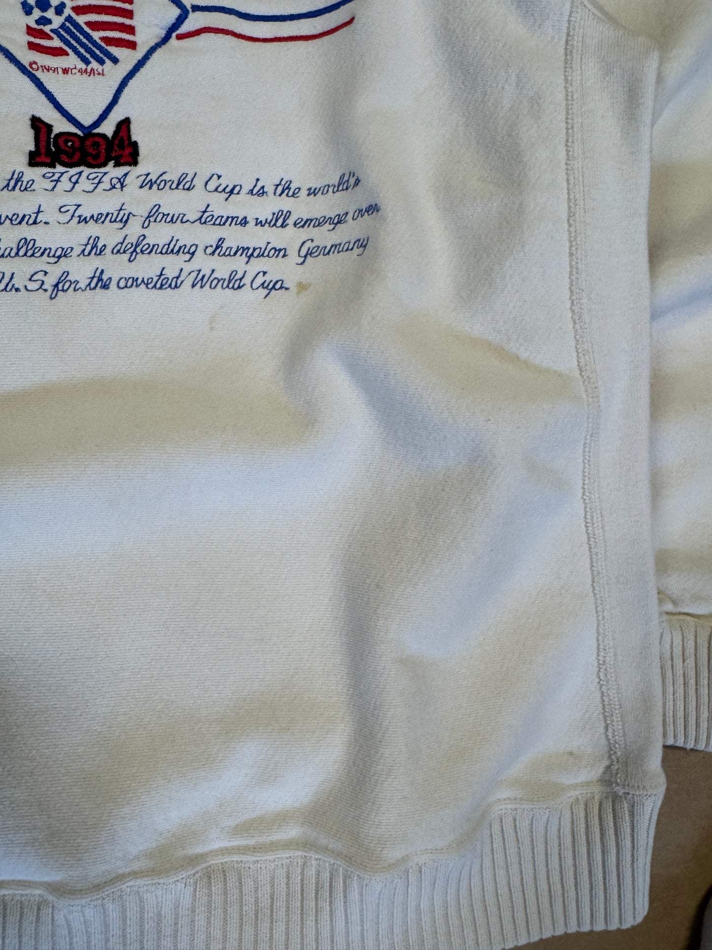 1994 USA World Cup Nutmeg heavyweight sweatshirt XL