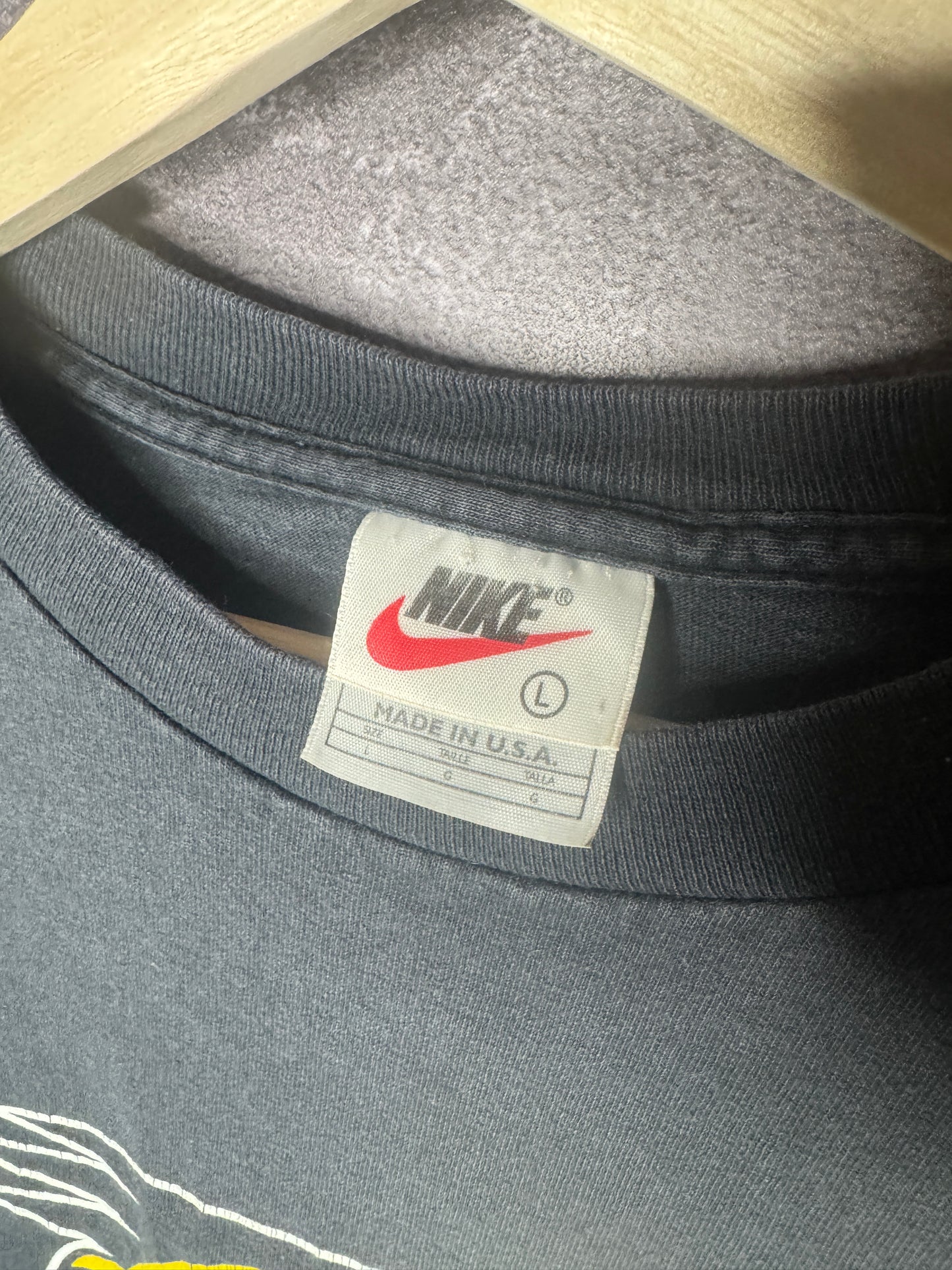 90s Nike Metro Stars MLS Soccer Tee L