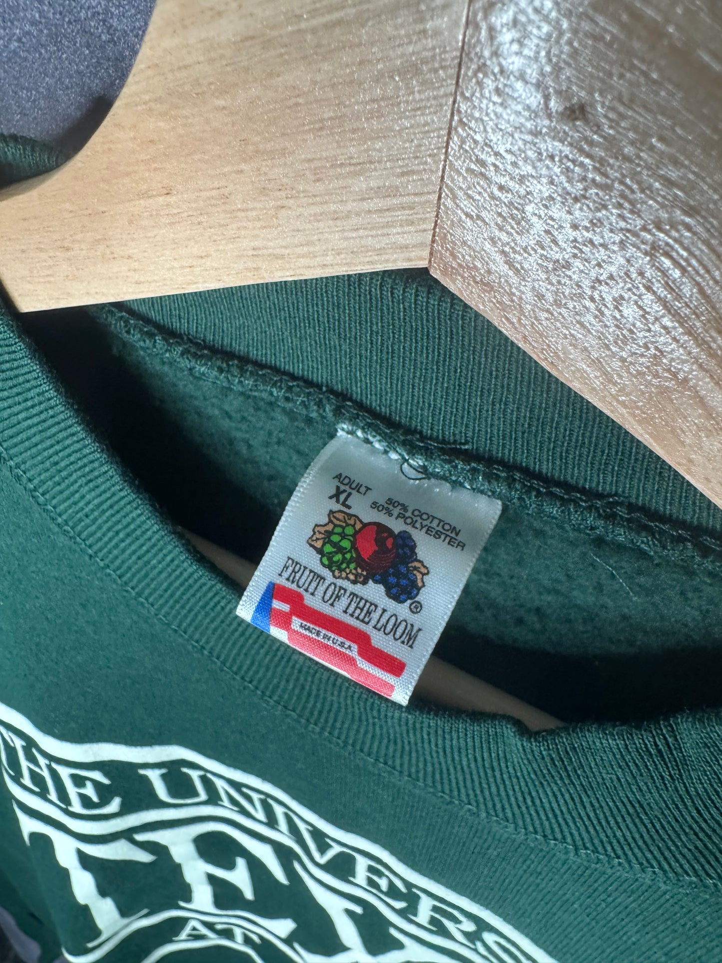 90s The University of Texas at Austin Green Sweatshirt XL