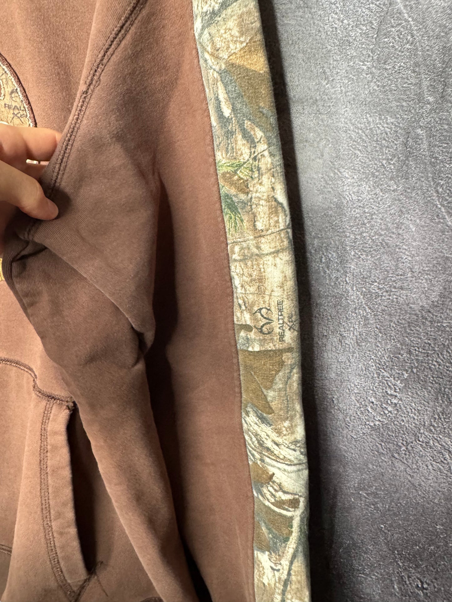 Y2K Realtree Camo Brown Hoodie XL