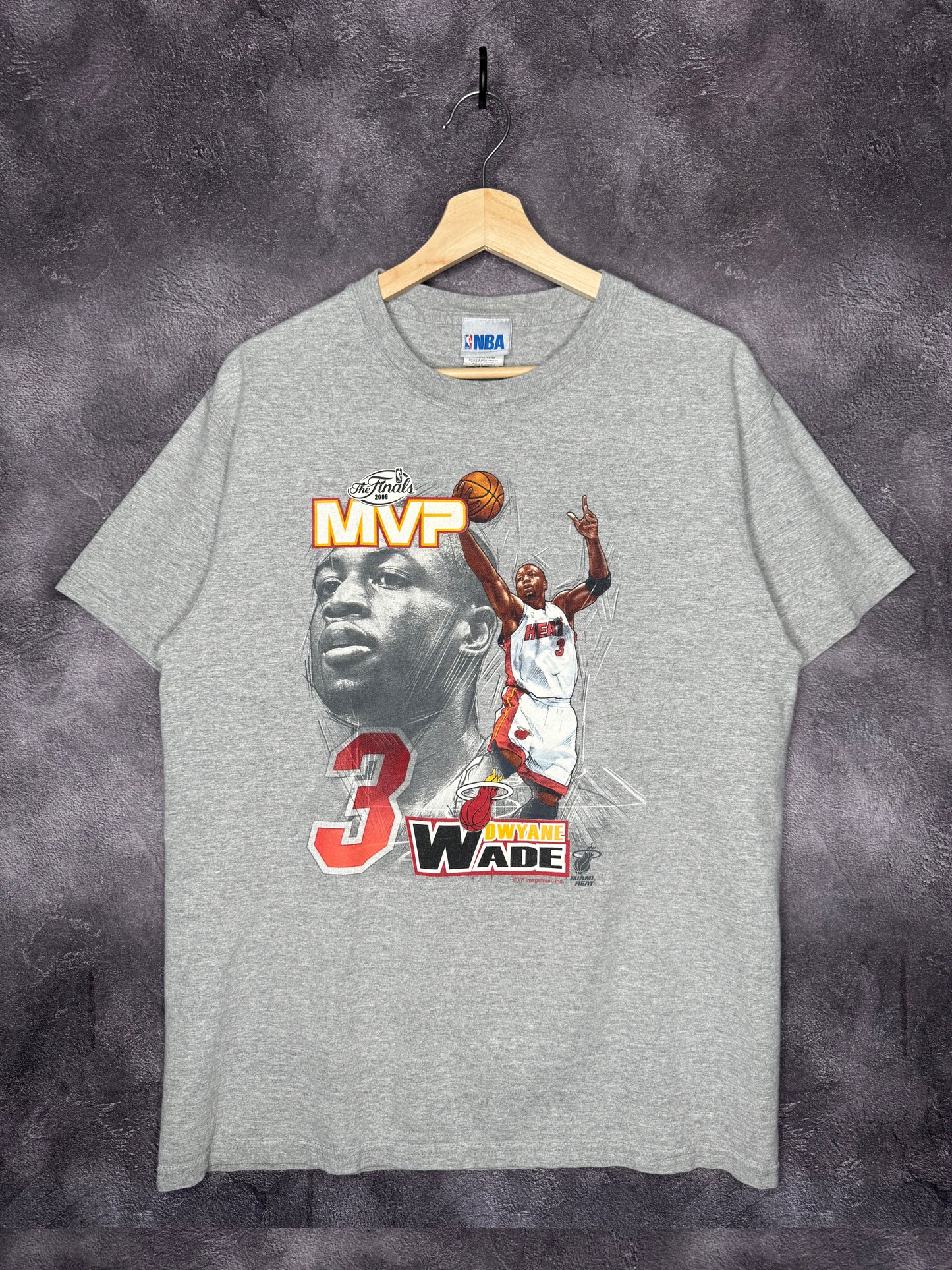 2006 Dwayne Wade Miami Heat NBA Finals MVP Tee M