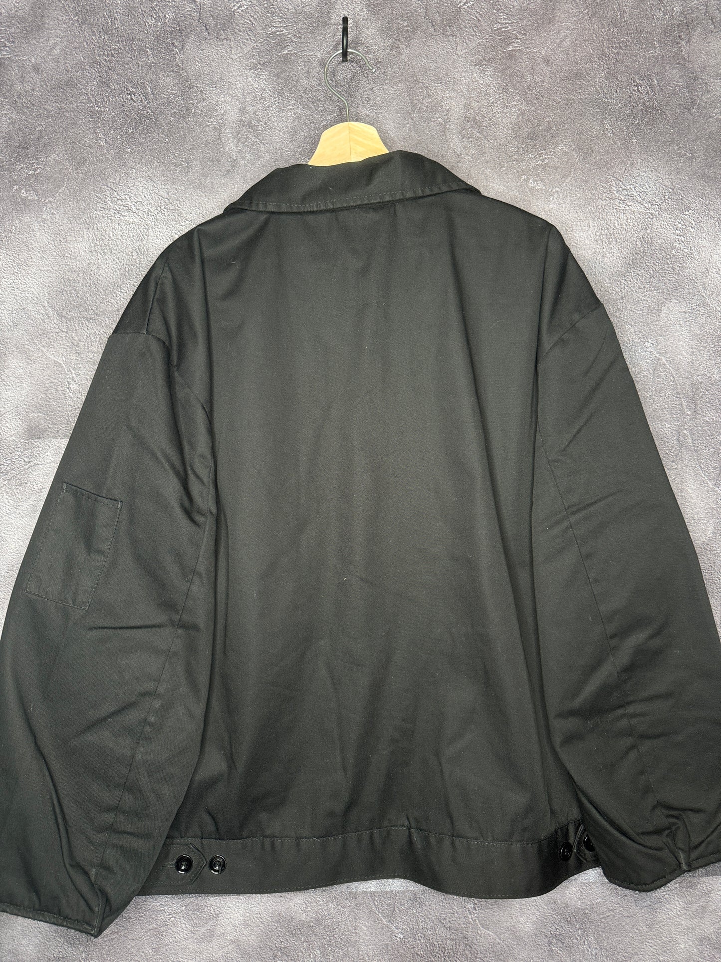Y2K Dickies Workwear Black Collared Jacket 3XL