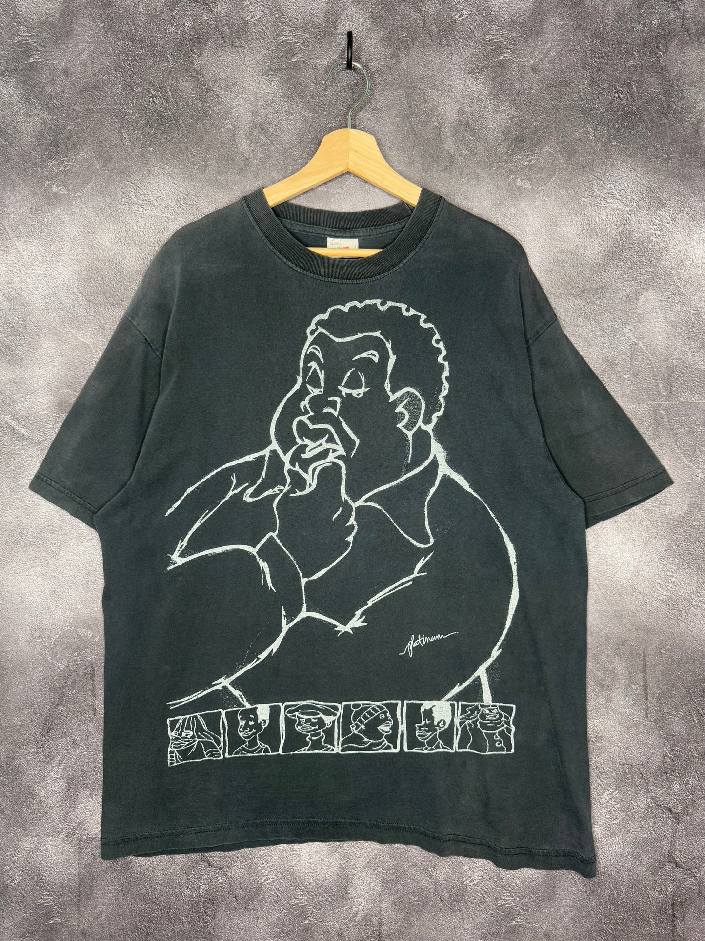 90s Fubu Platinum Fat Albert Tee XL