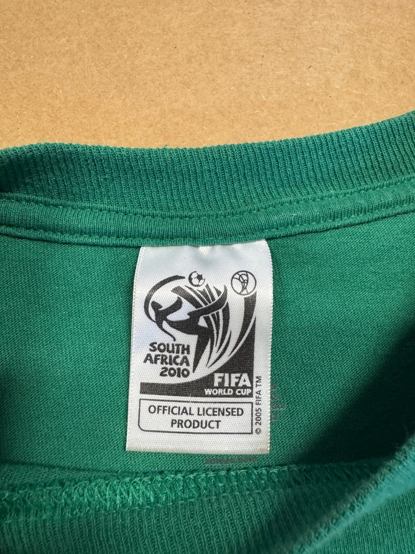 2010 South Africa World Cup Mexico Adidas Tee L