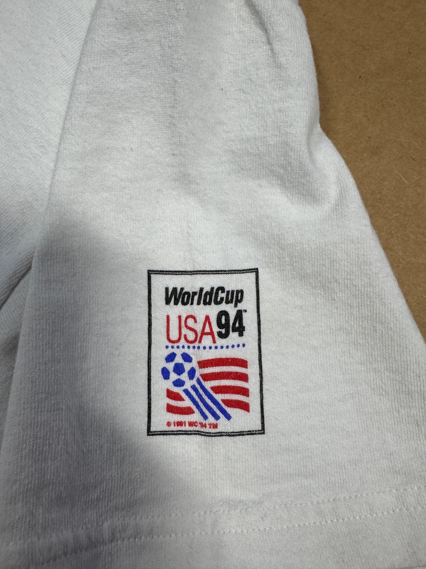 1994 USA World Cup Boston Host City AOP Tee L