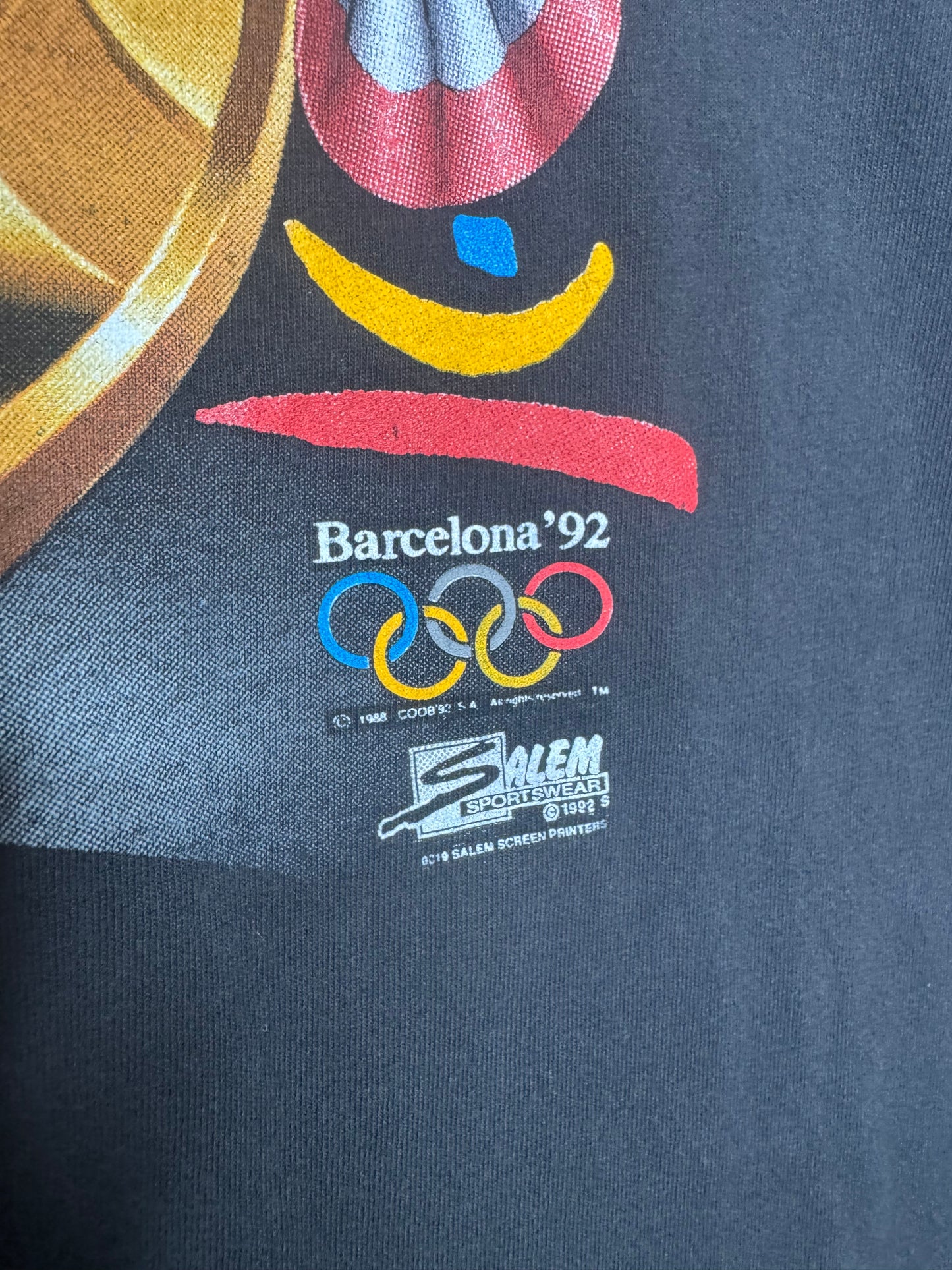 1992 USA Basketball Barcelona Olympics Gold Medal Tee L