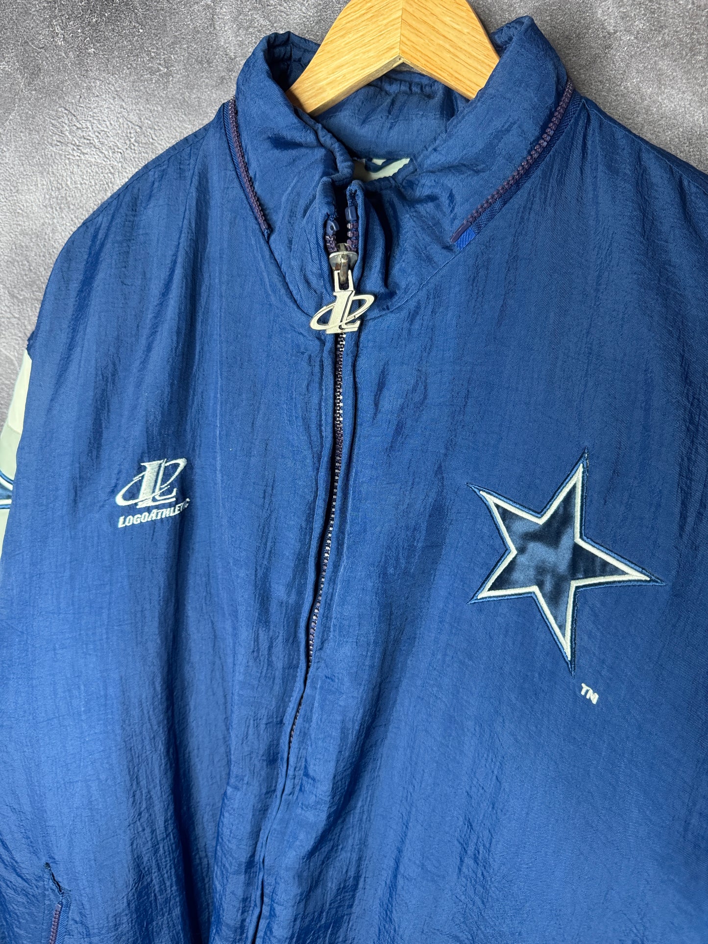 90s Dallas Cowboys NFL Pro Line Logo Athletic Puffer Jacket XL