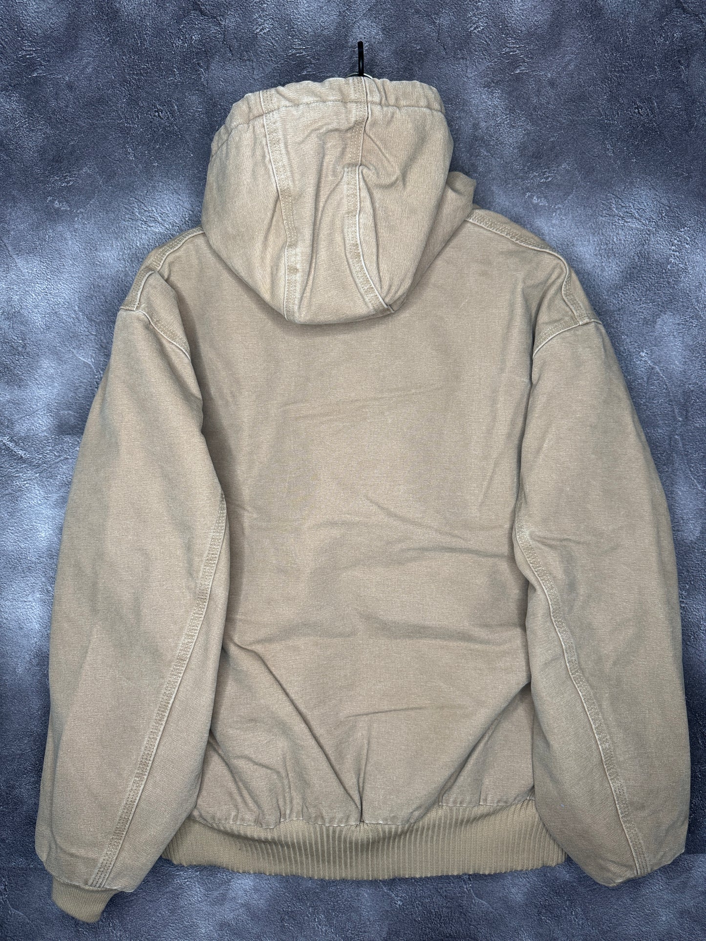Y2K Sandstone Quilt-Lined Hooded Carhartt Jacket XL