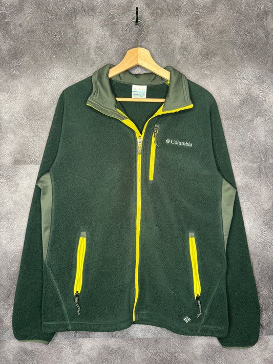 Green Columbia Outddor Interchange Zip Up Fleece Jacket L