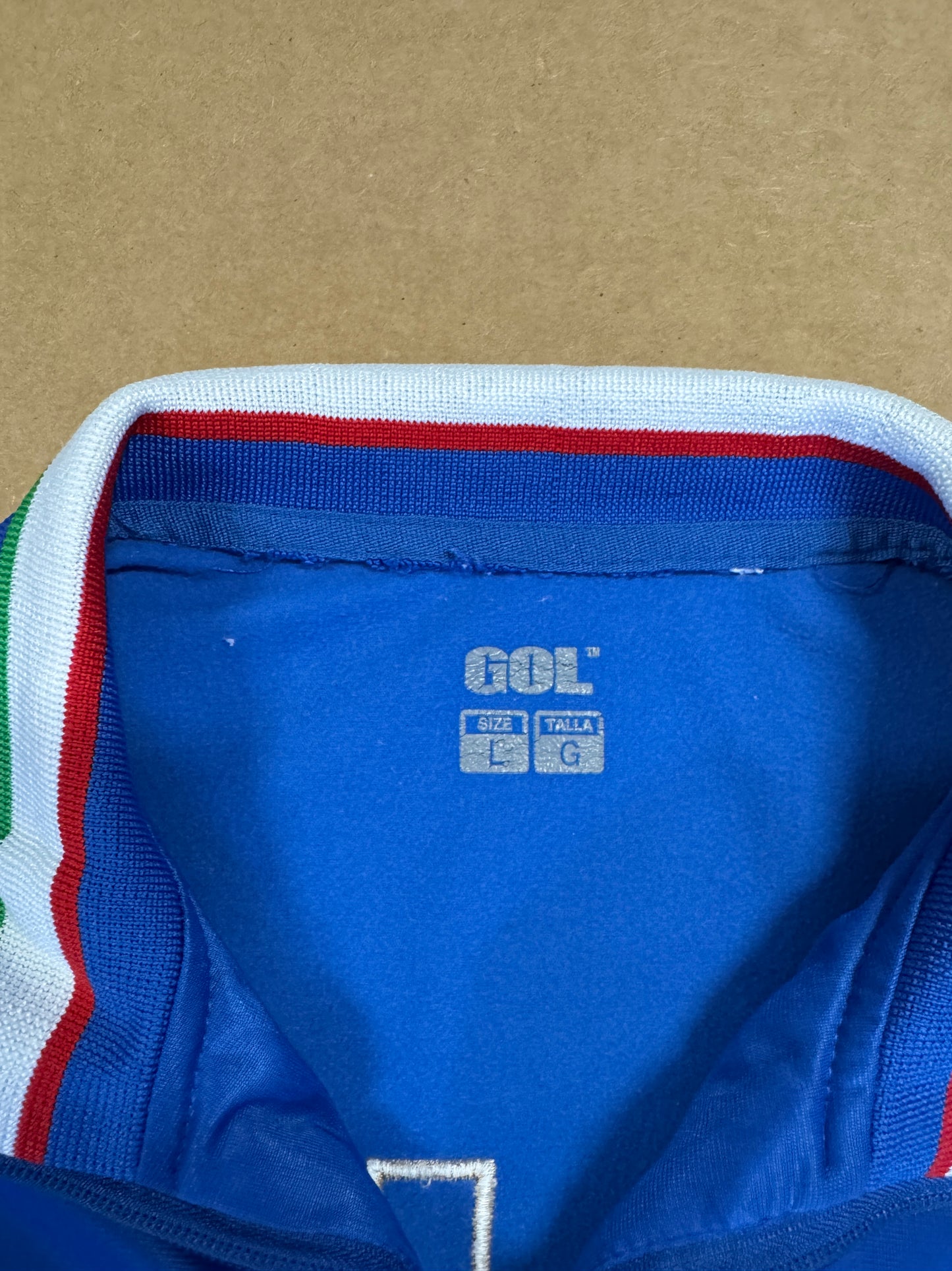 Y2K Italia Gol Italy Zip up Jacket L