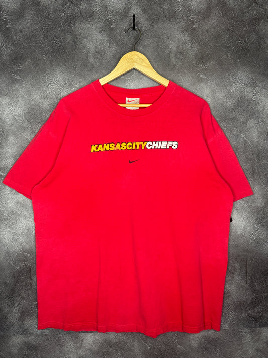 90s Kansas City Chiefs Nike Centerswoosh Tee XL