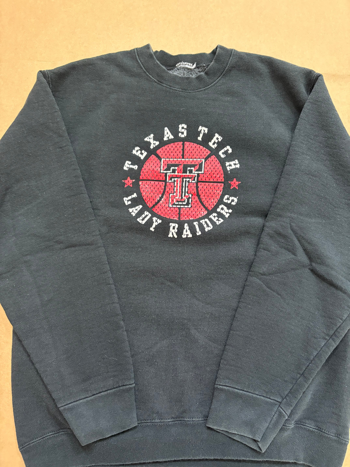 Vintage 90's Texas Tech Lady Raiders Basketball Sweatshirt L