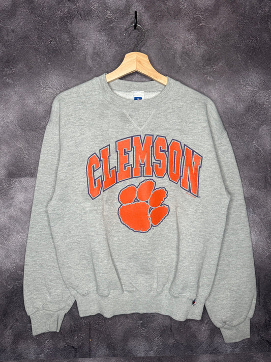 90s Clemson University Tigers Russell Athletic Sweatshirt M