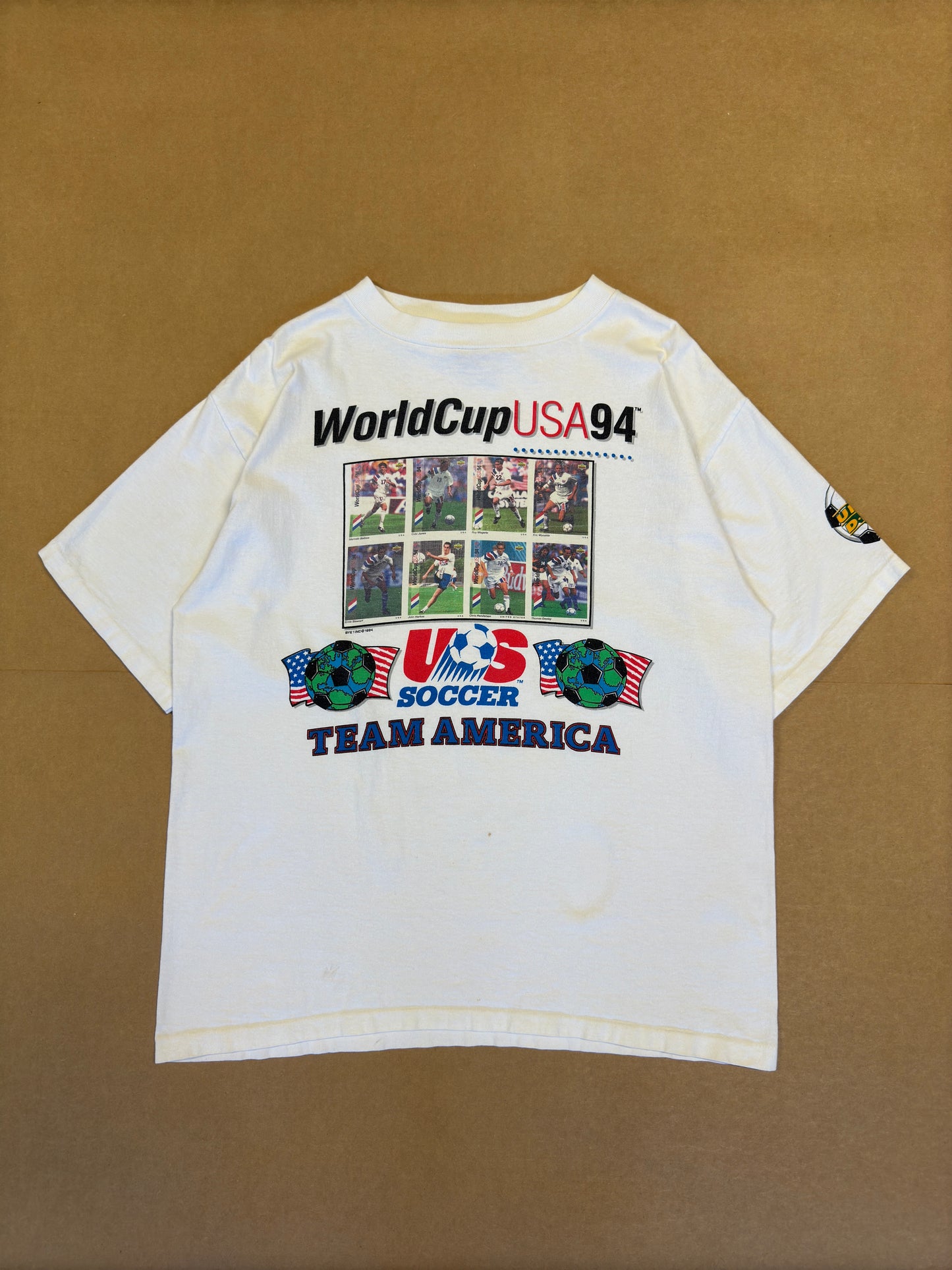 1994 Rare World Cup US Soccer Team America Players Tee XL