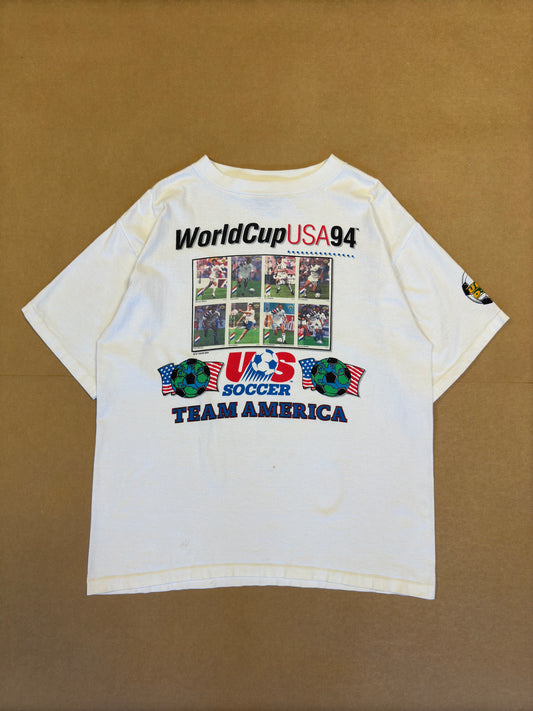 1994 Rare World Cup US Soccer Team America Players Tee XL