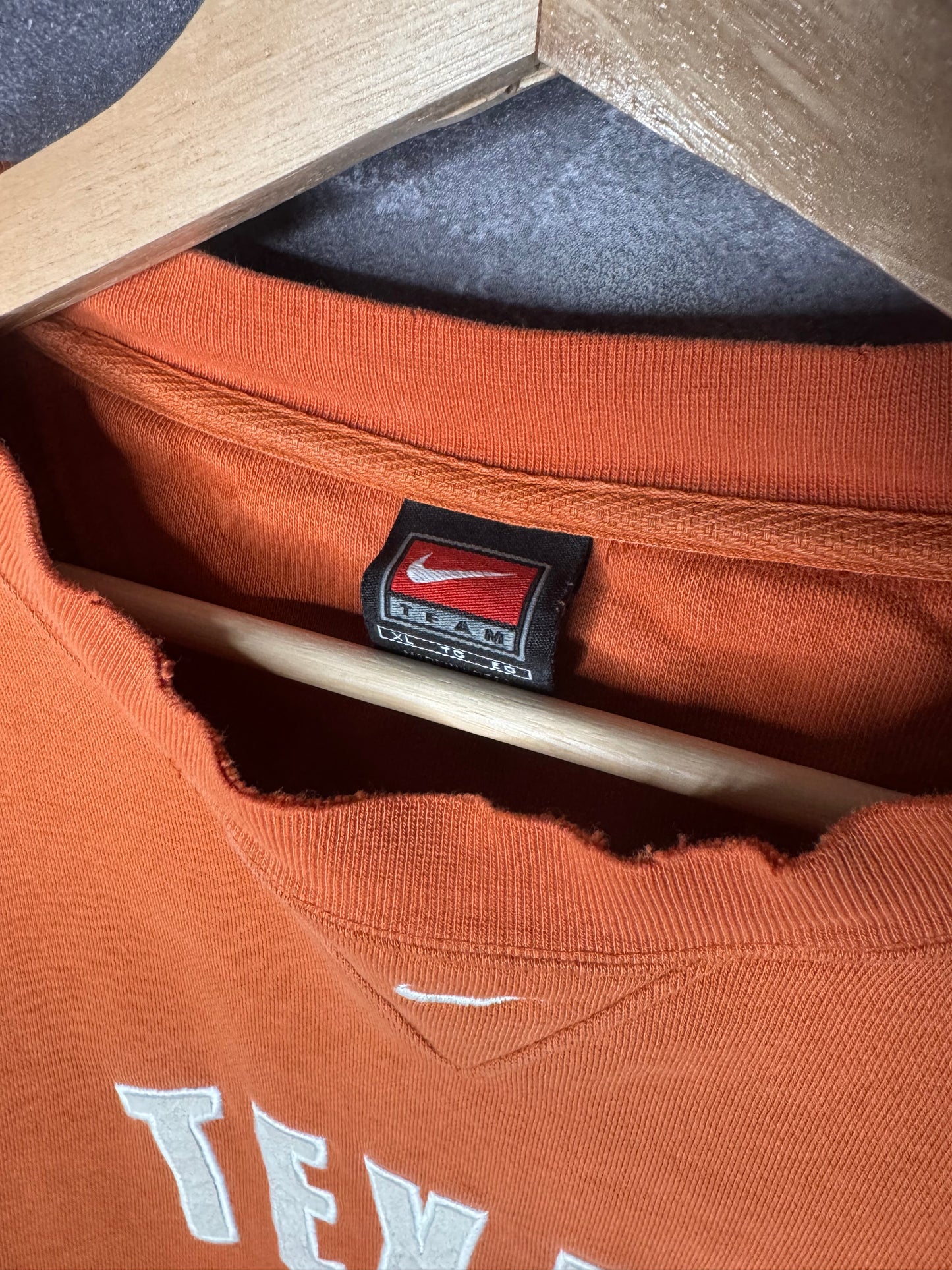 90s University of Texas Longhorns Nike Centerswoosh Sweatshirt 2XL