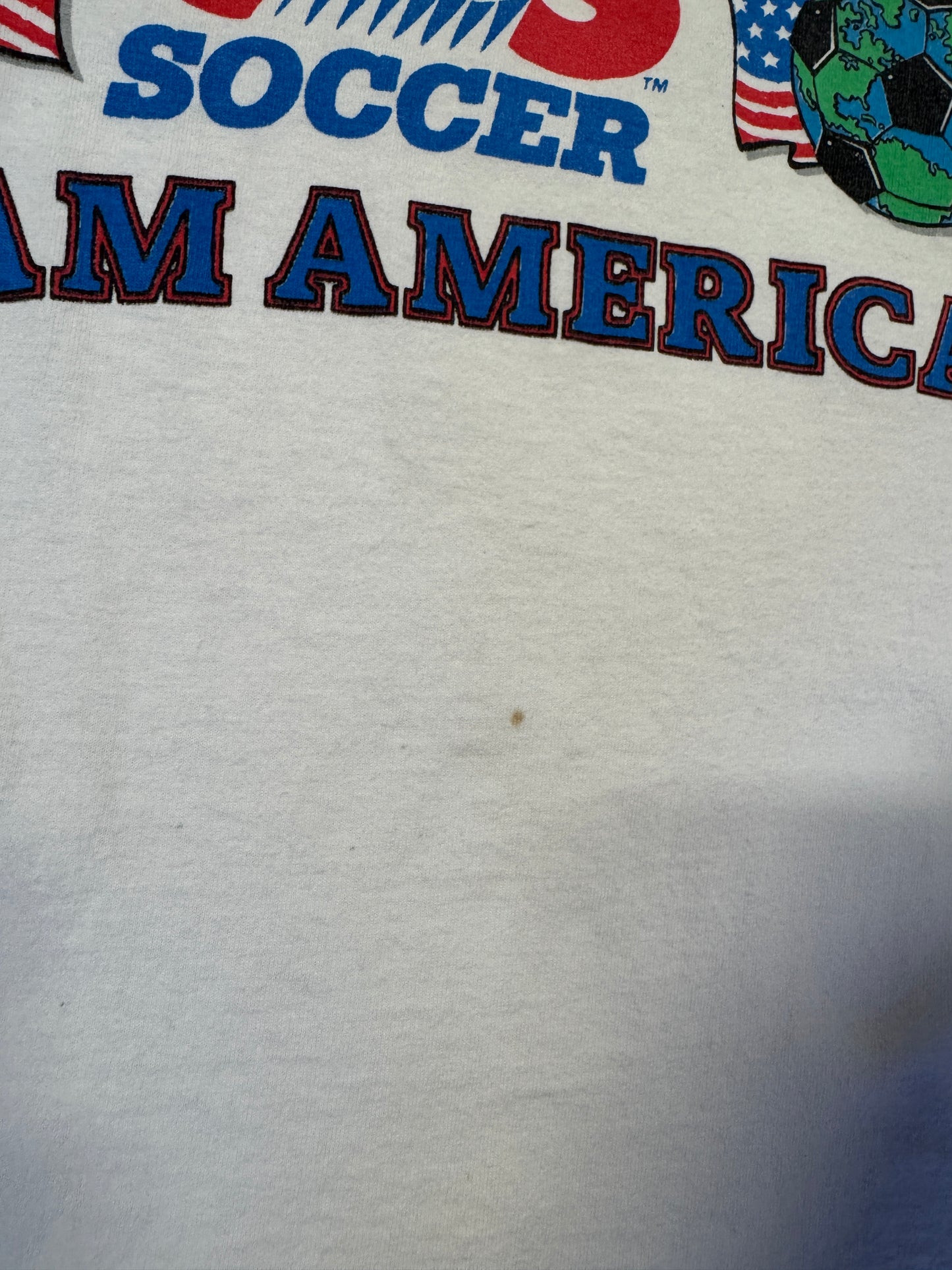 1994 Rare World Cup US Soccer Team America Players Tee XL