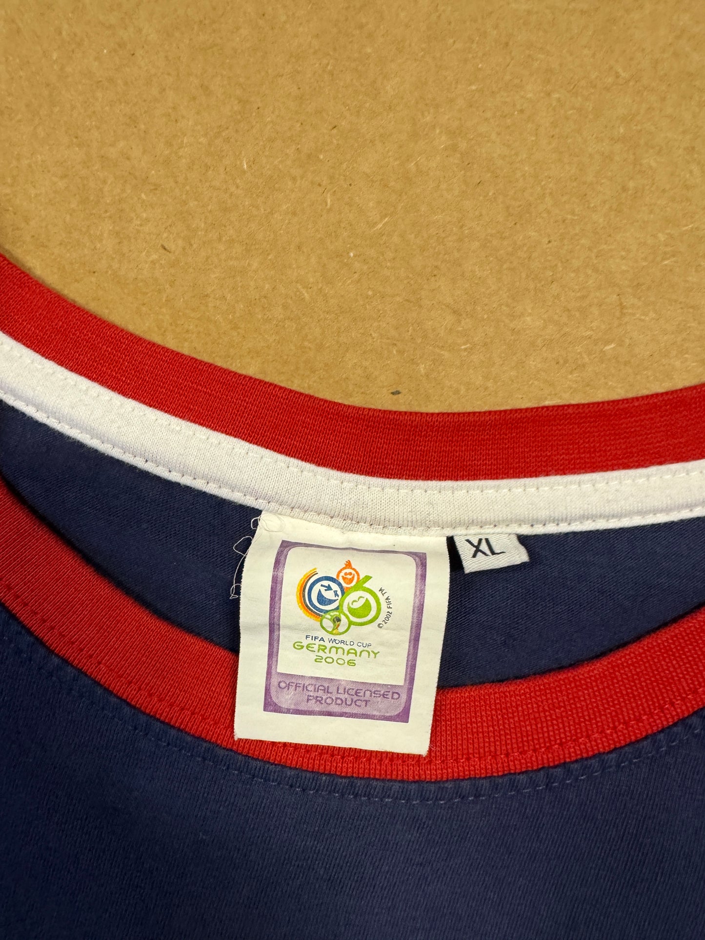 2006 FIFA World Cup Germany Ringer #10 Tee XL