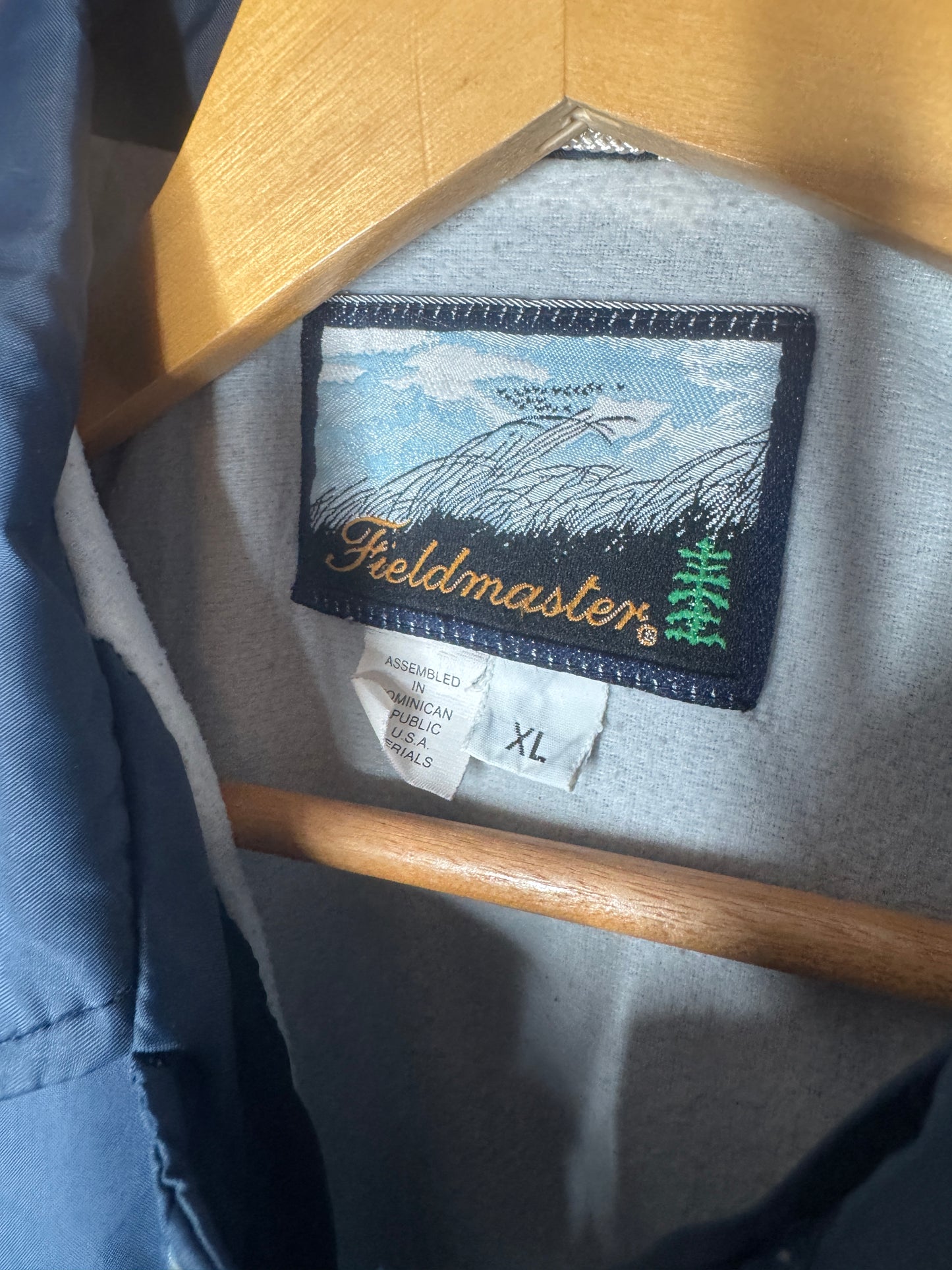 80s Notre Dame Nylon Shell Coaches Jacket XL