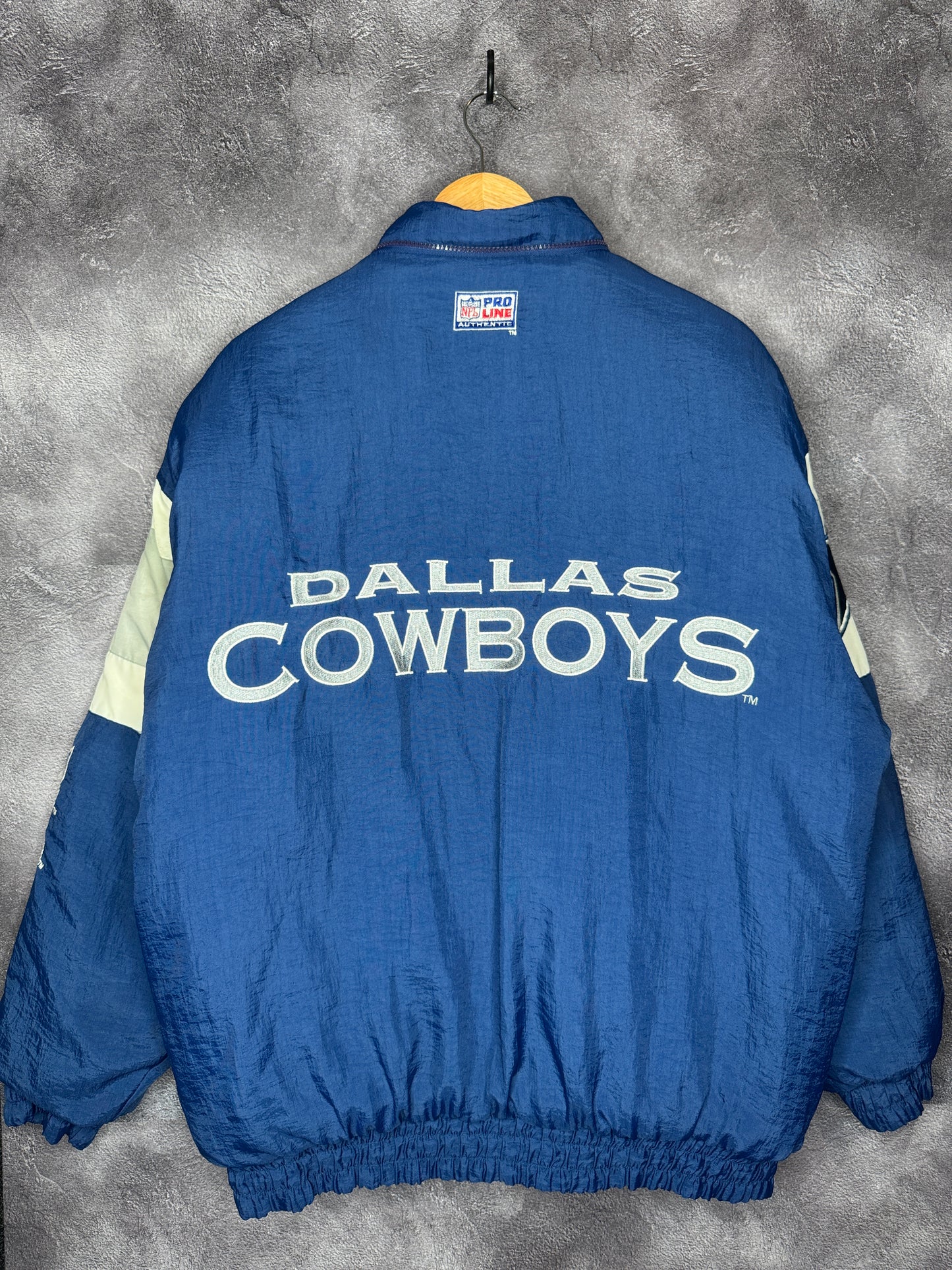 90s Dallas Cowboys NFL Pro Line Logo Athletic Puffer Jacket XL
