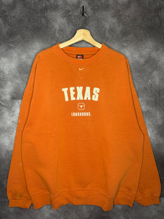 90s University of Texas Longhorns Nike Centerswoosh Sweatshirt 2XL