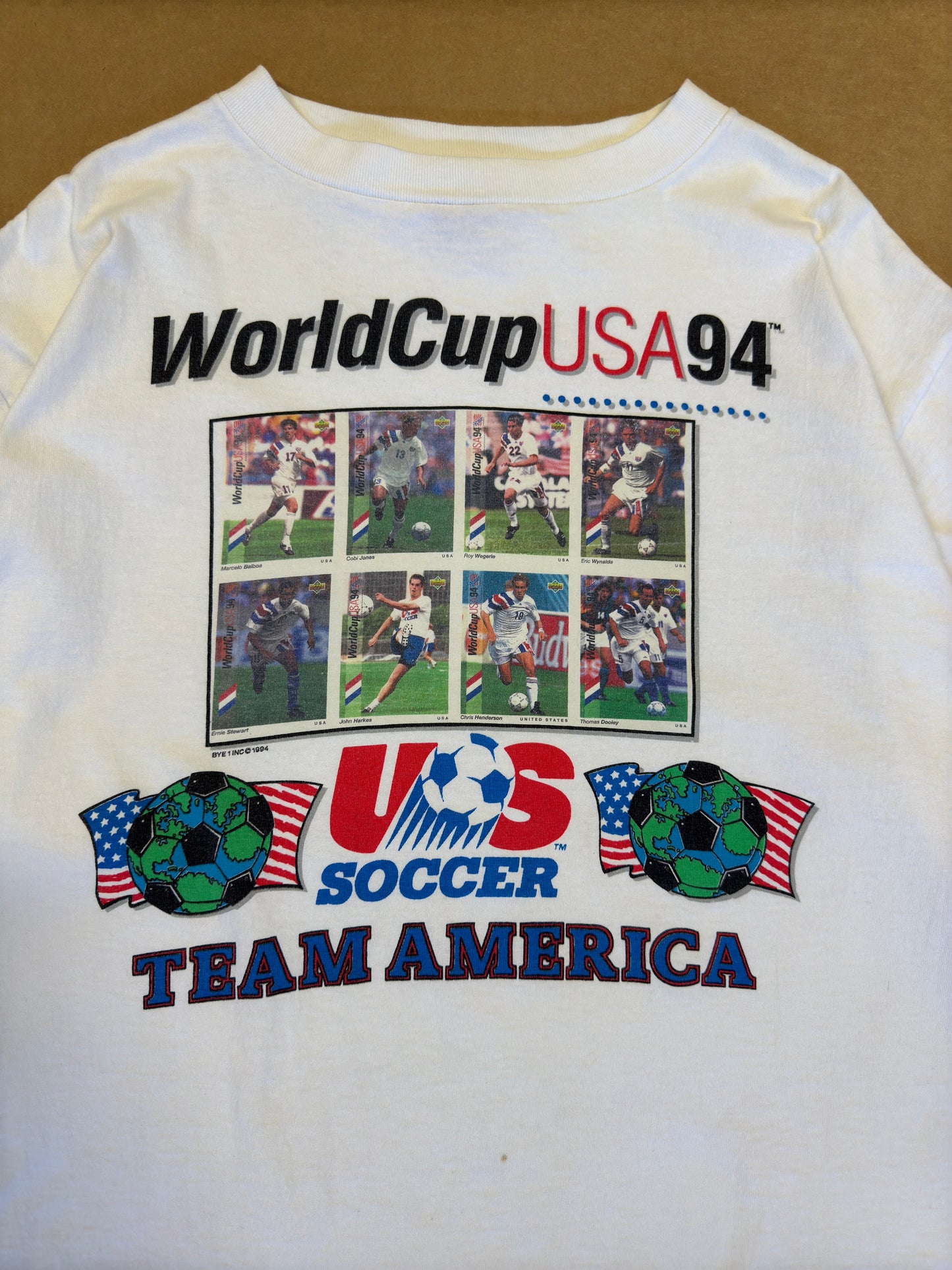 1994 Rare World Cup US Soccer Team America Players Tee XL