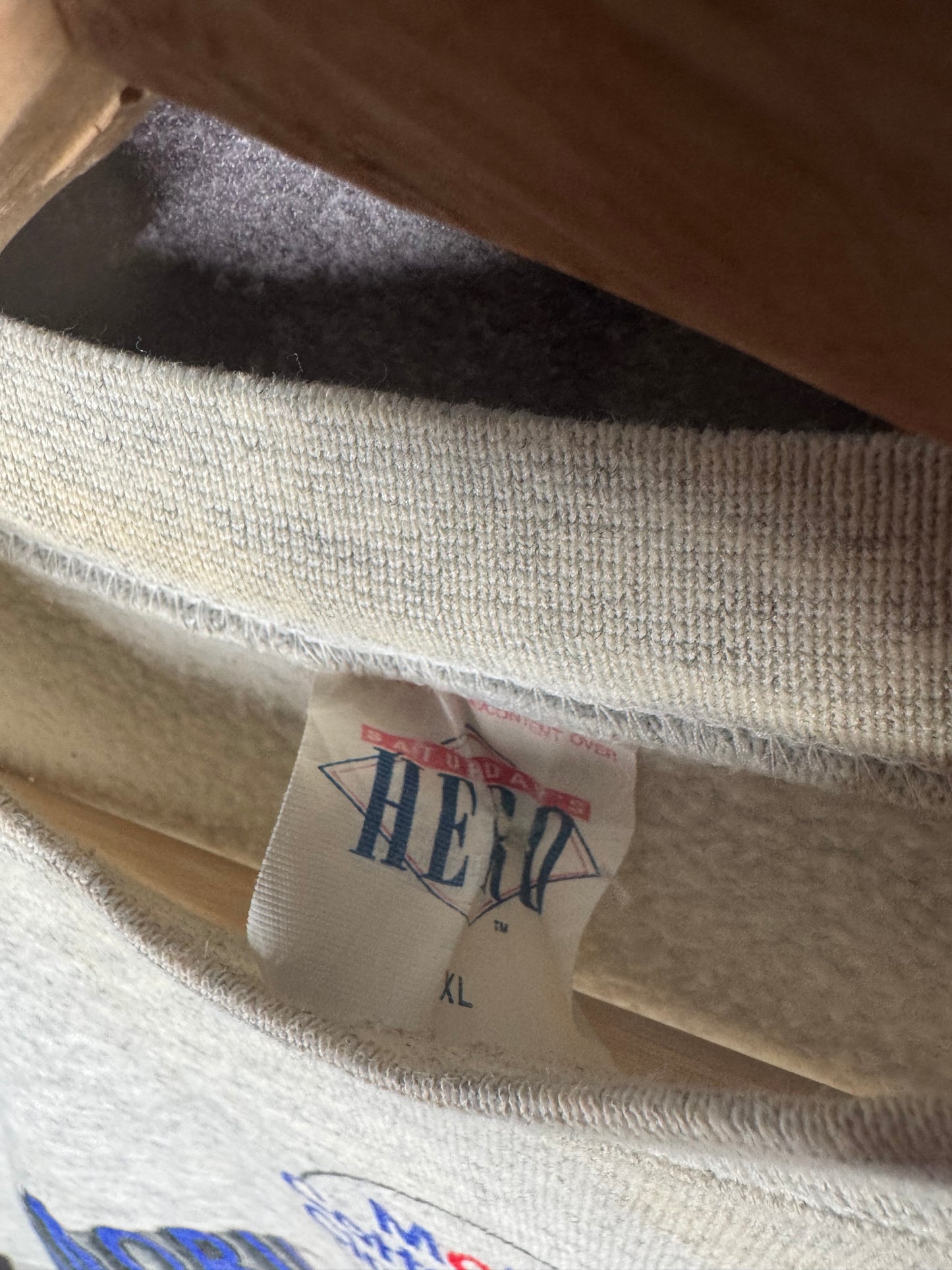 1991 Texas Longhorns Mobil Cotton Bowl Classic Faded Sweatshirt L