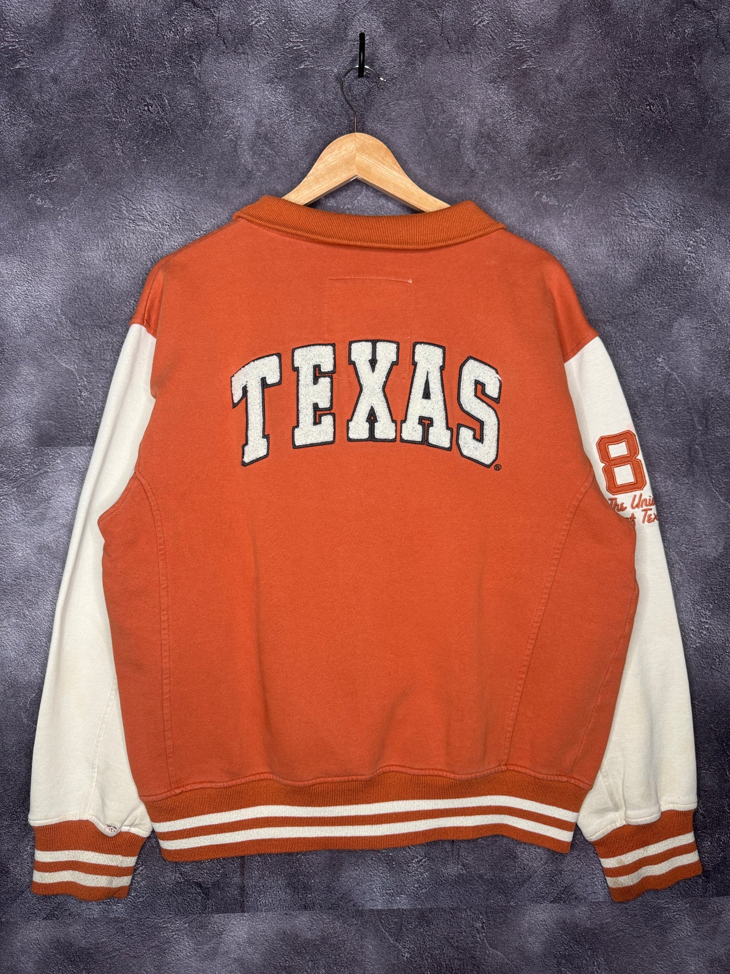 Y2K University of Texas Longhorns Colosseum Athletics Zip Up Jacket L