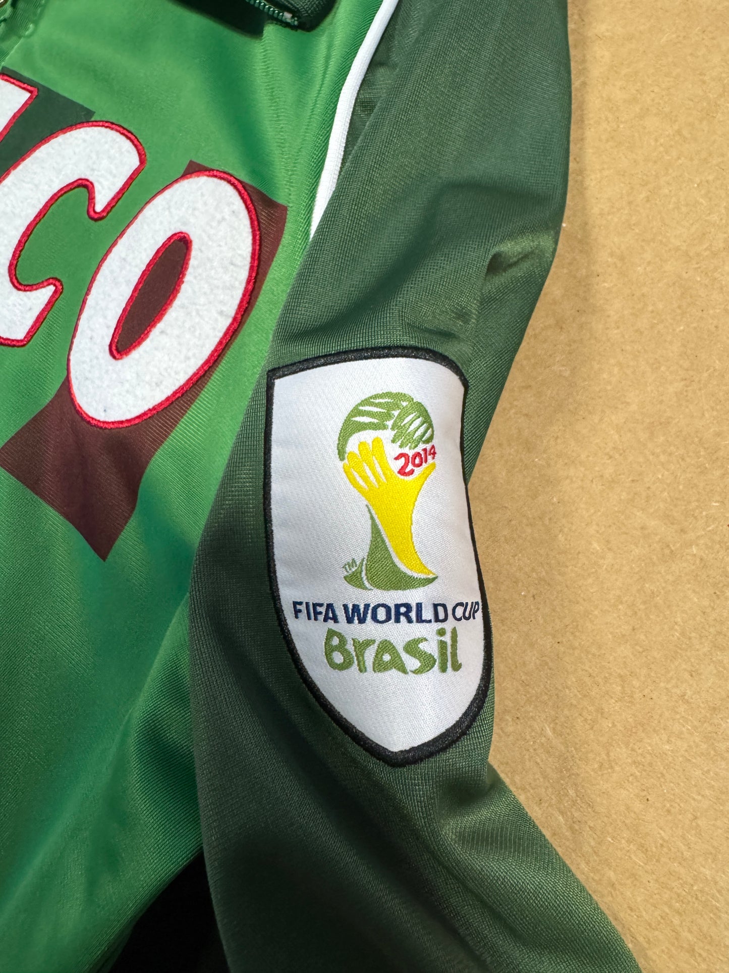 2014 Brazil World Cup Mexico Azteca Zip up Jacket S