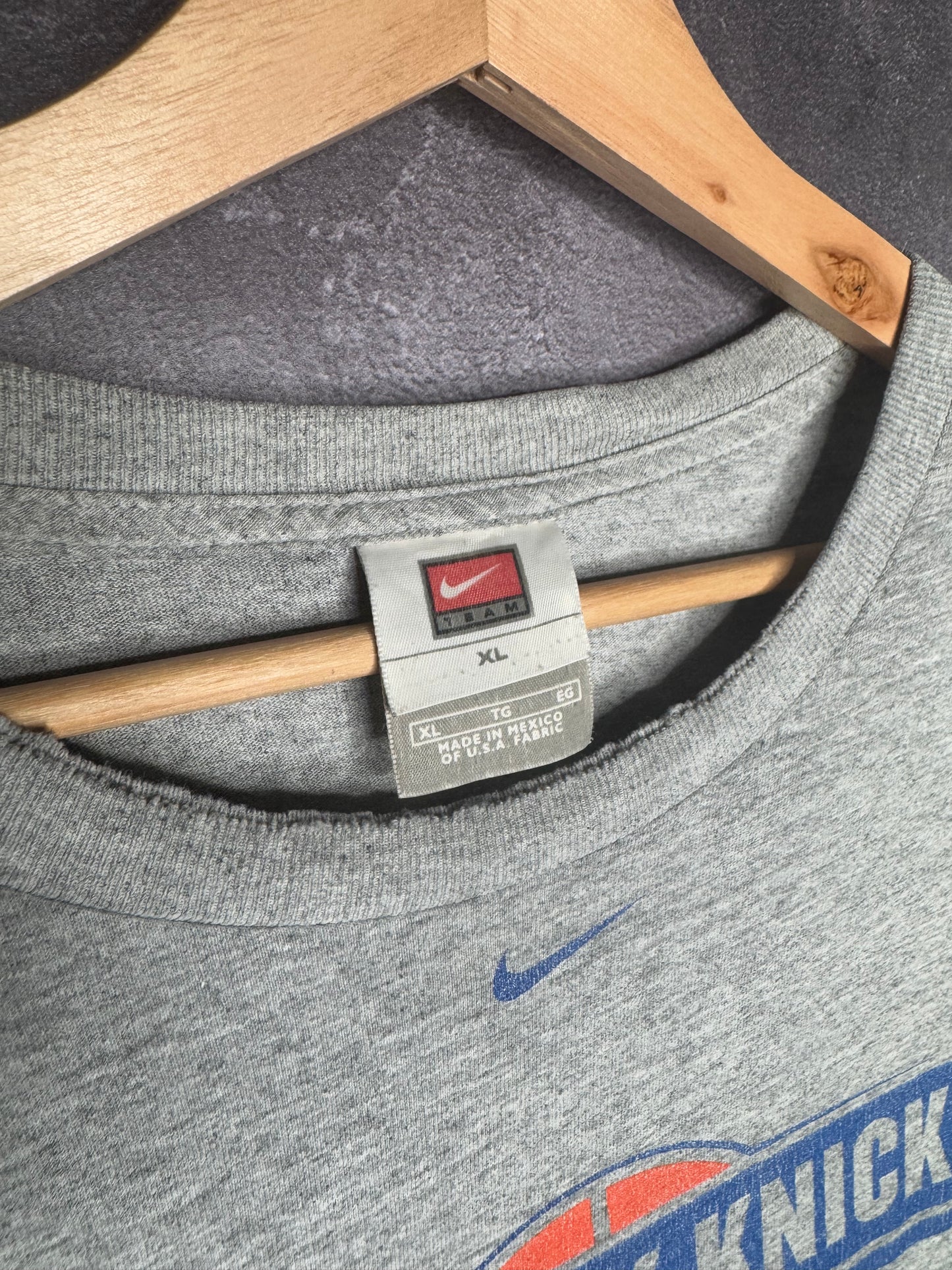 90s New York Knicks Nike  Centerswoosh Tee XL