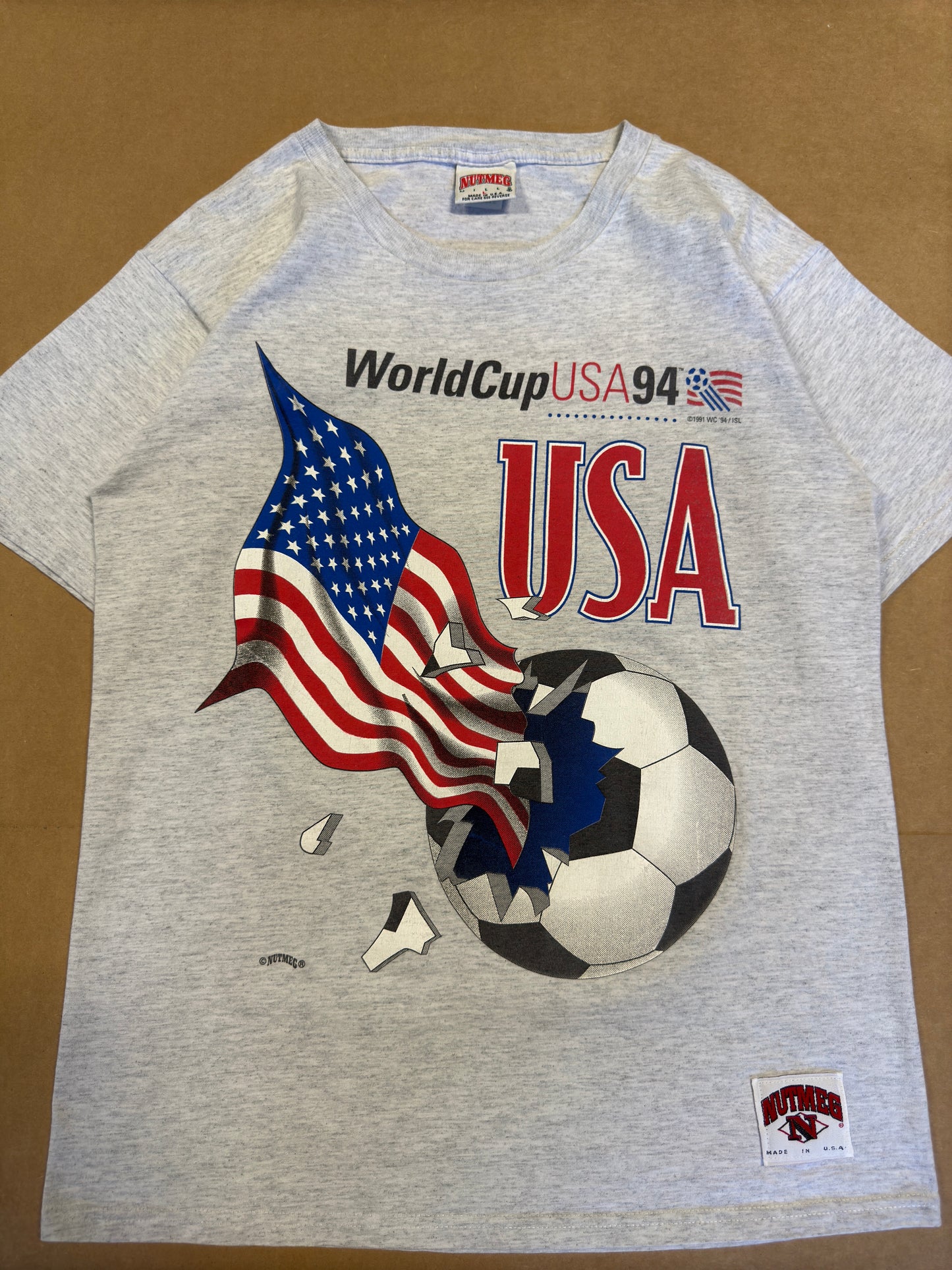 1994 USA World Cup Breakthrough Nutmeg Tee L