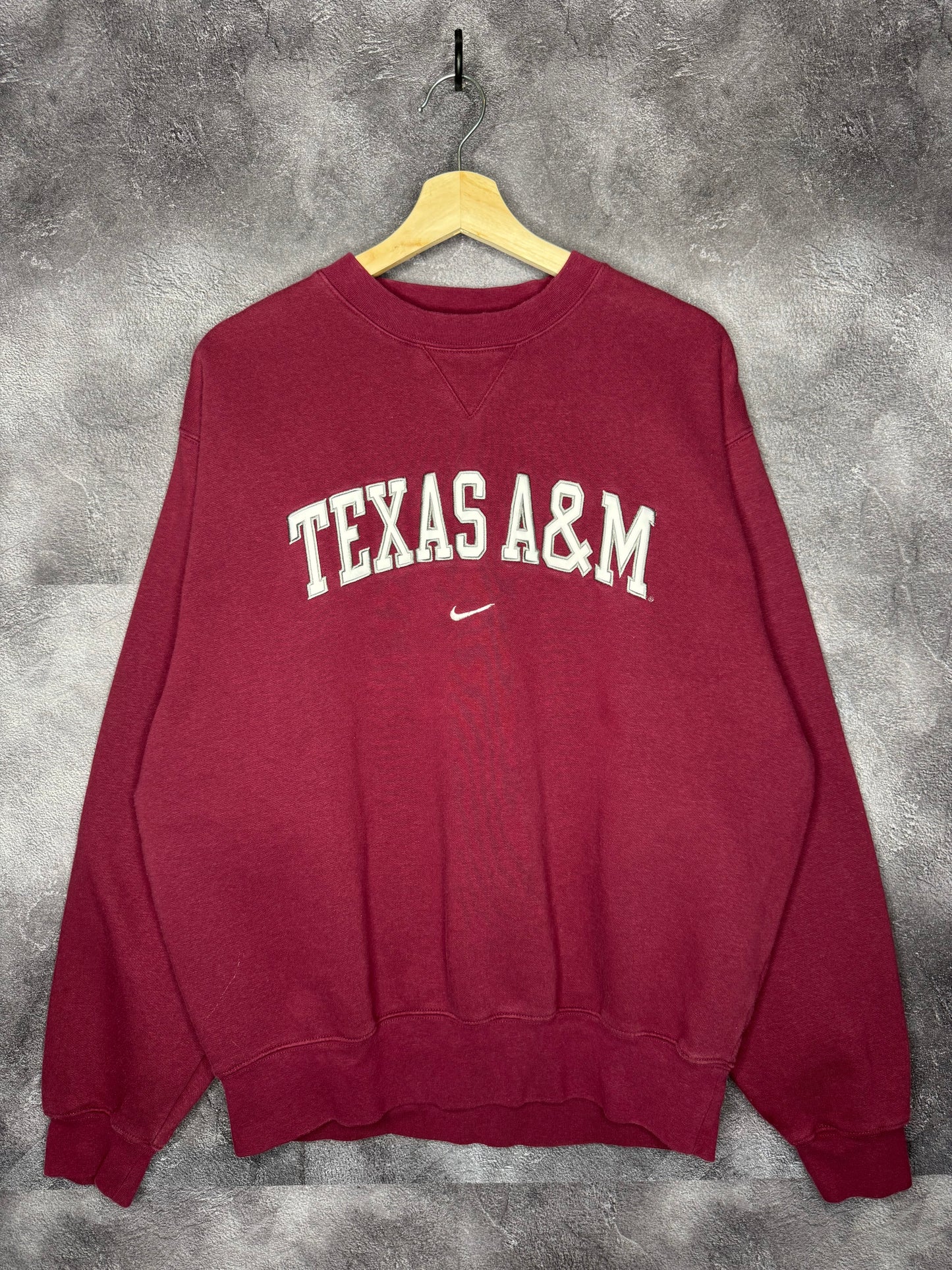 90's Texas A&M Nike Centerswoosh Sweatshirt Size M